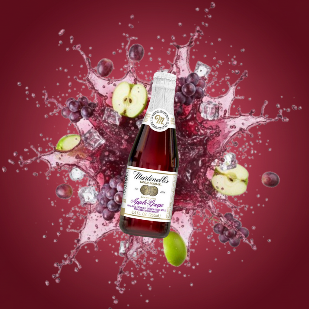 Martinelli's Sparkling Apple Grape Juice 8.4 fl oz