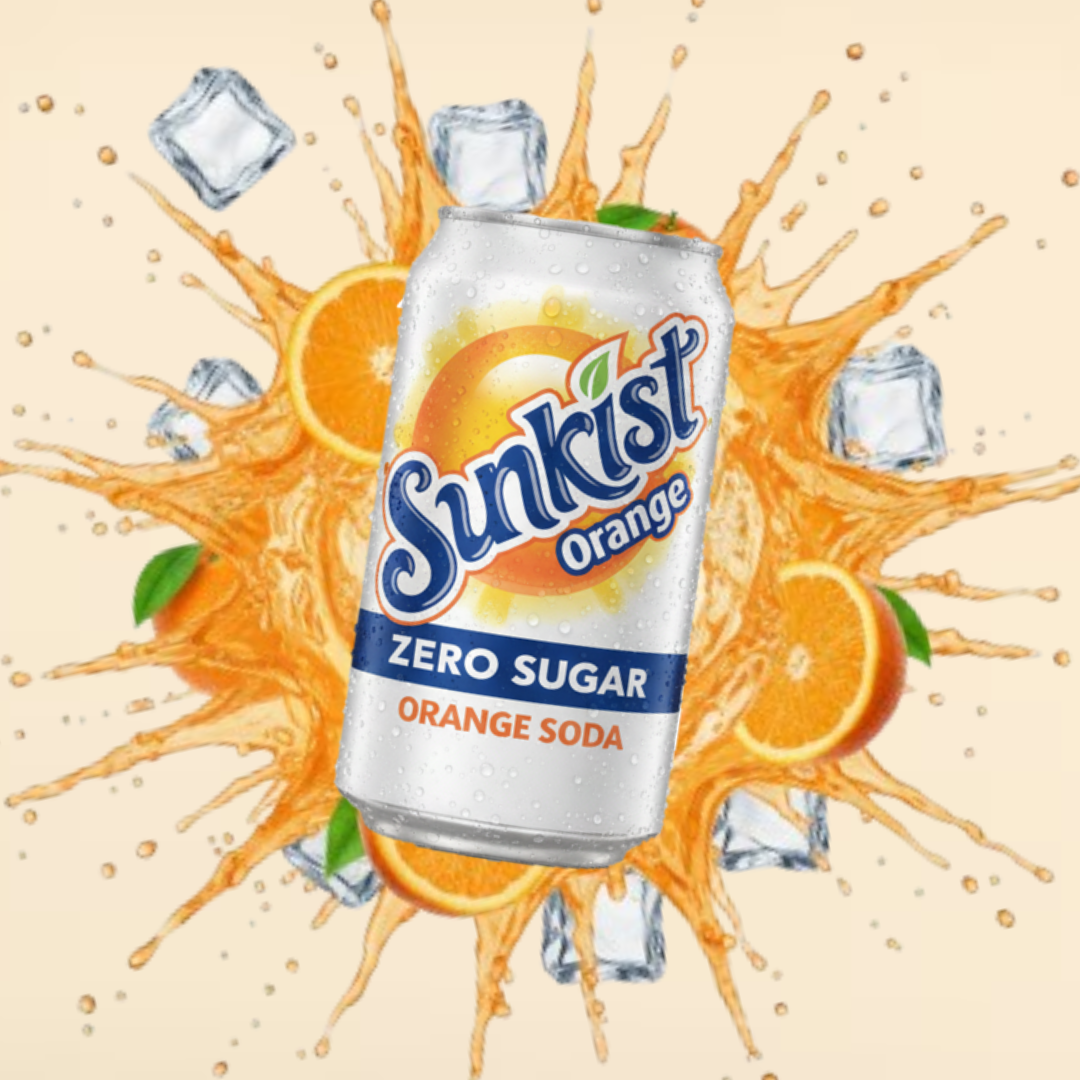 Sunkist Orange Zero Sugar 12 fl oz