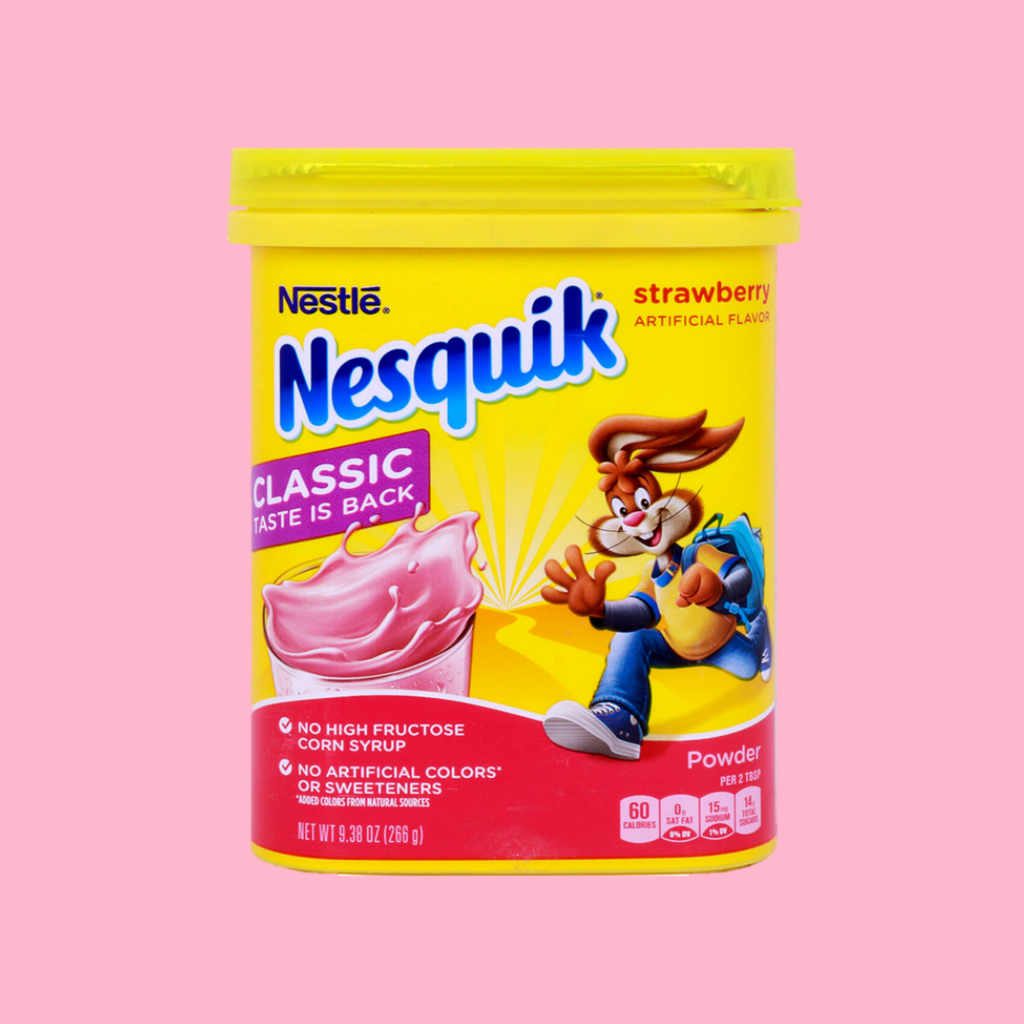 Nesquik Classic Strawberry Powder 9.38 Oz