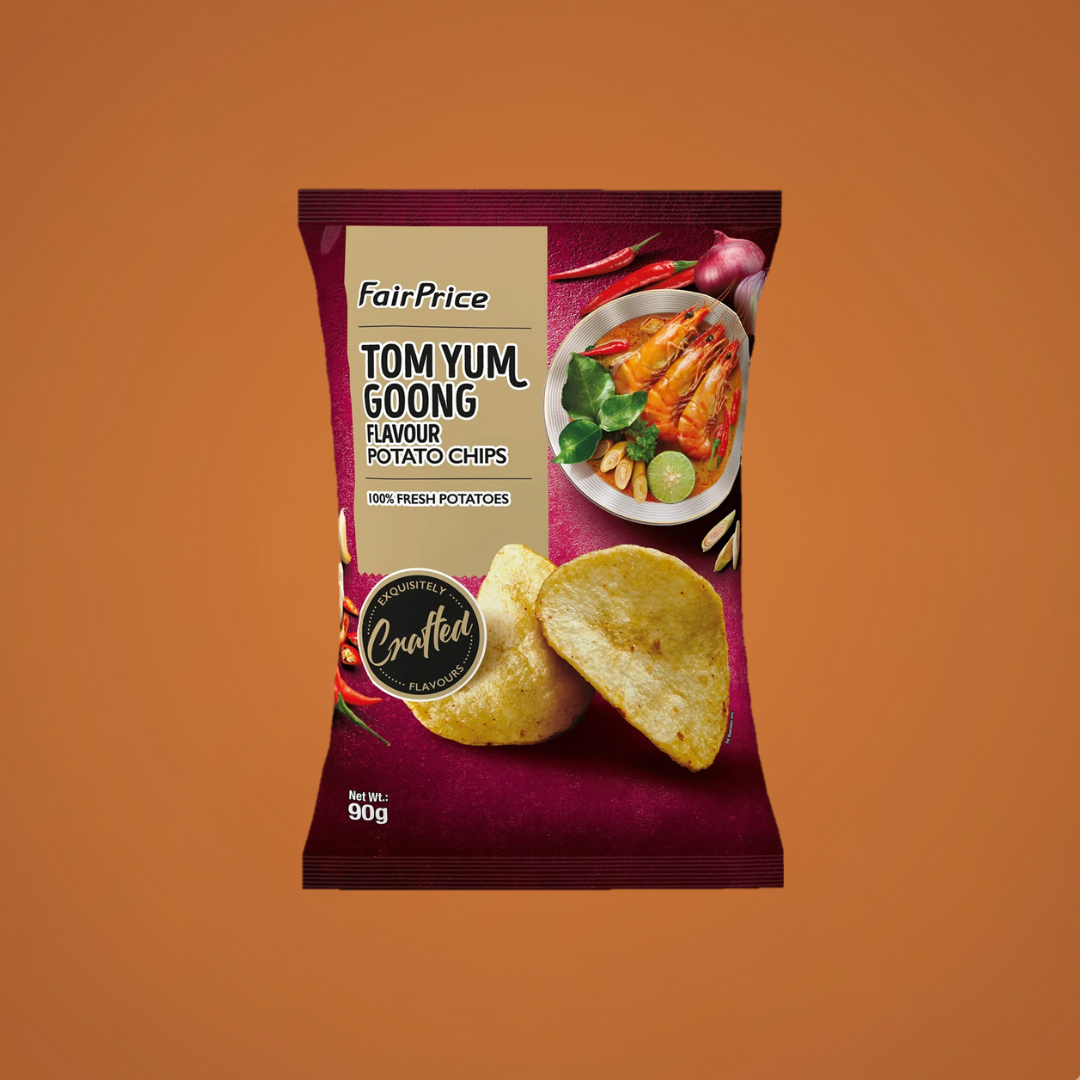 FairPrice Potato Chips Tom Yum Goong 90g