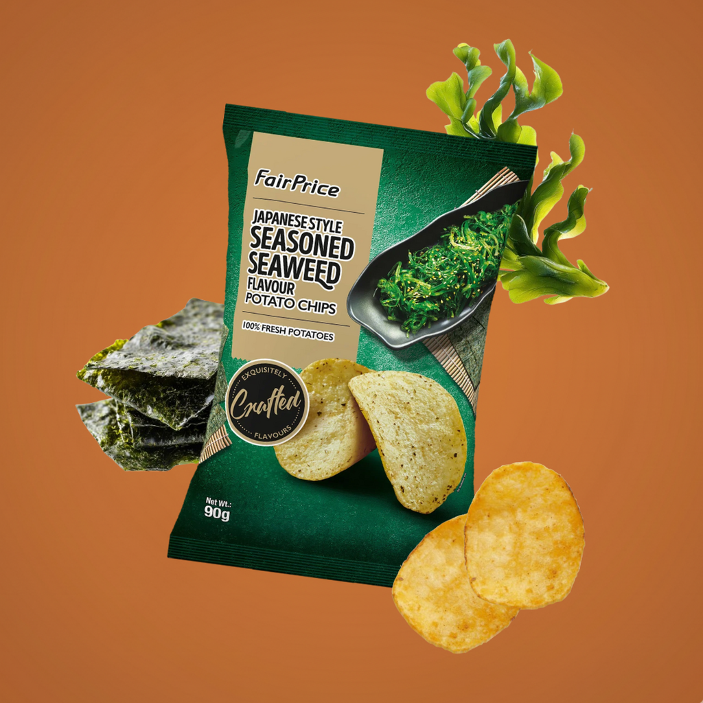 FairPrice Potato Chips Japanese Seaweed 90g