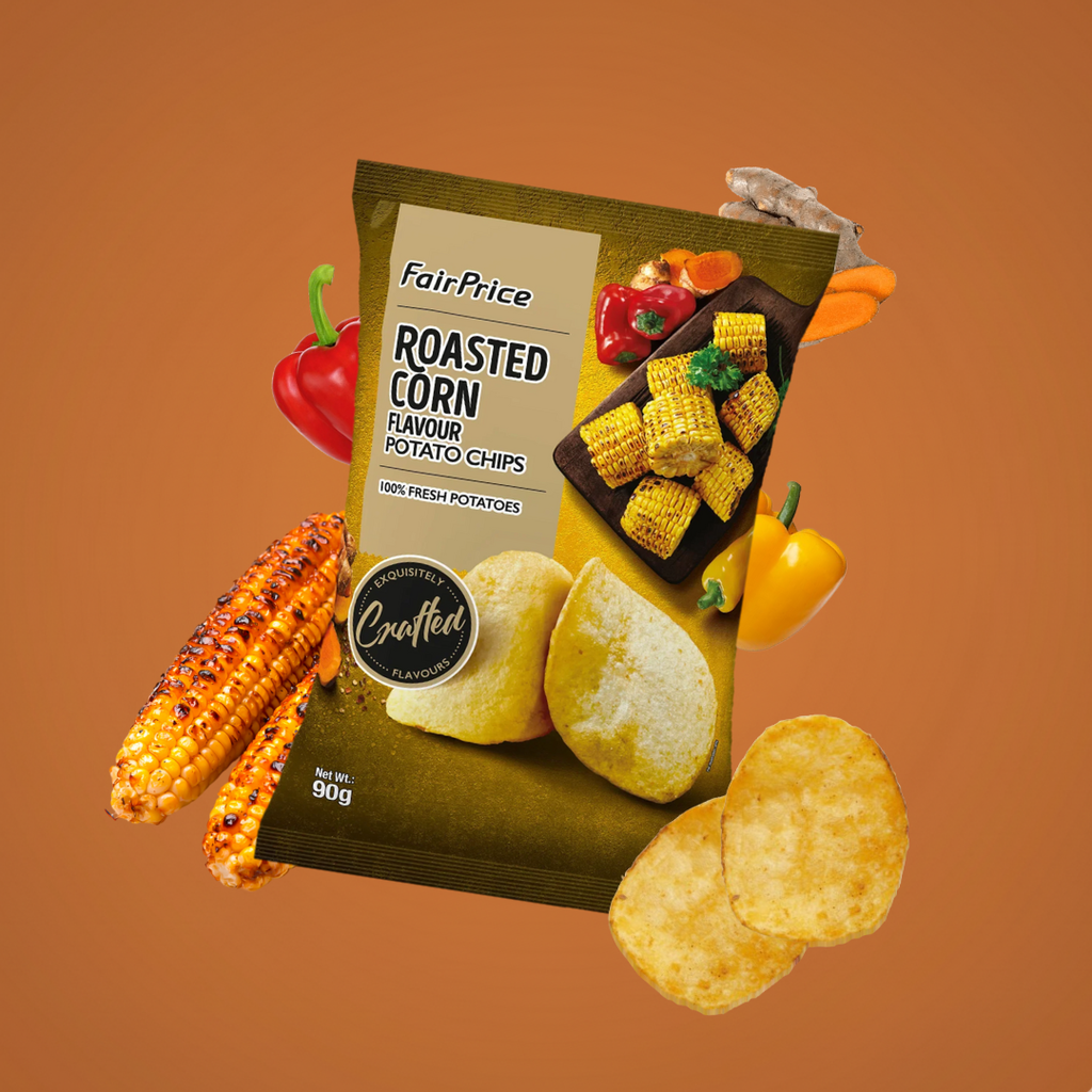 FairPrice Potato Chips Roasted Corn 90g