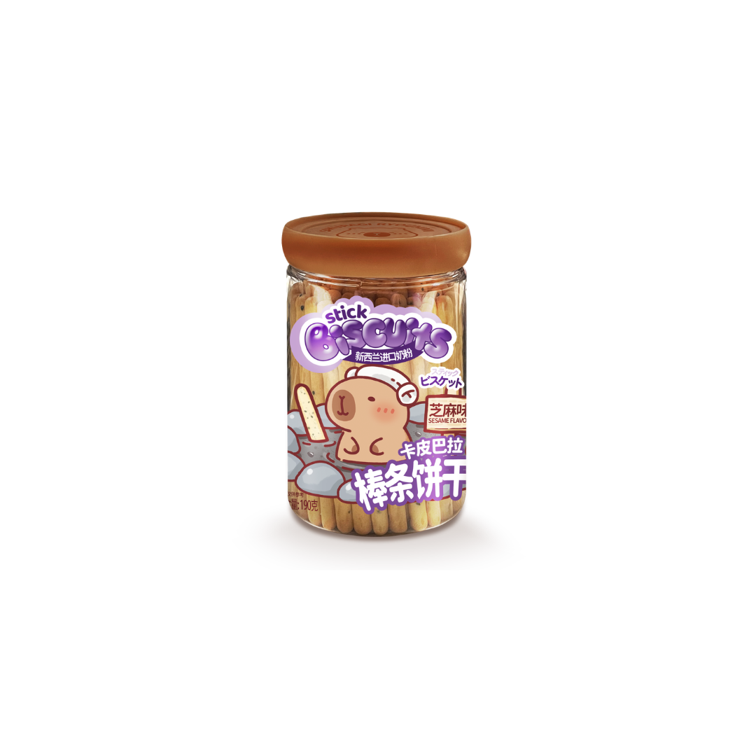 Sakuragi Ryouhinn Capybara Stick Biscuits Sesame Flavor 190g