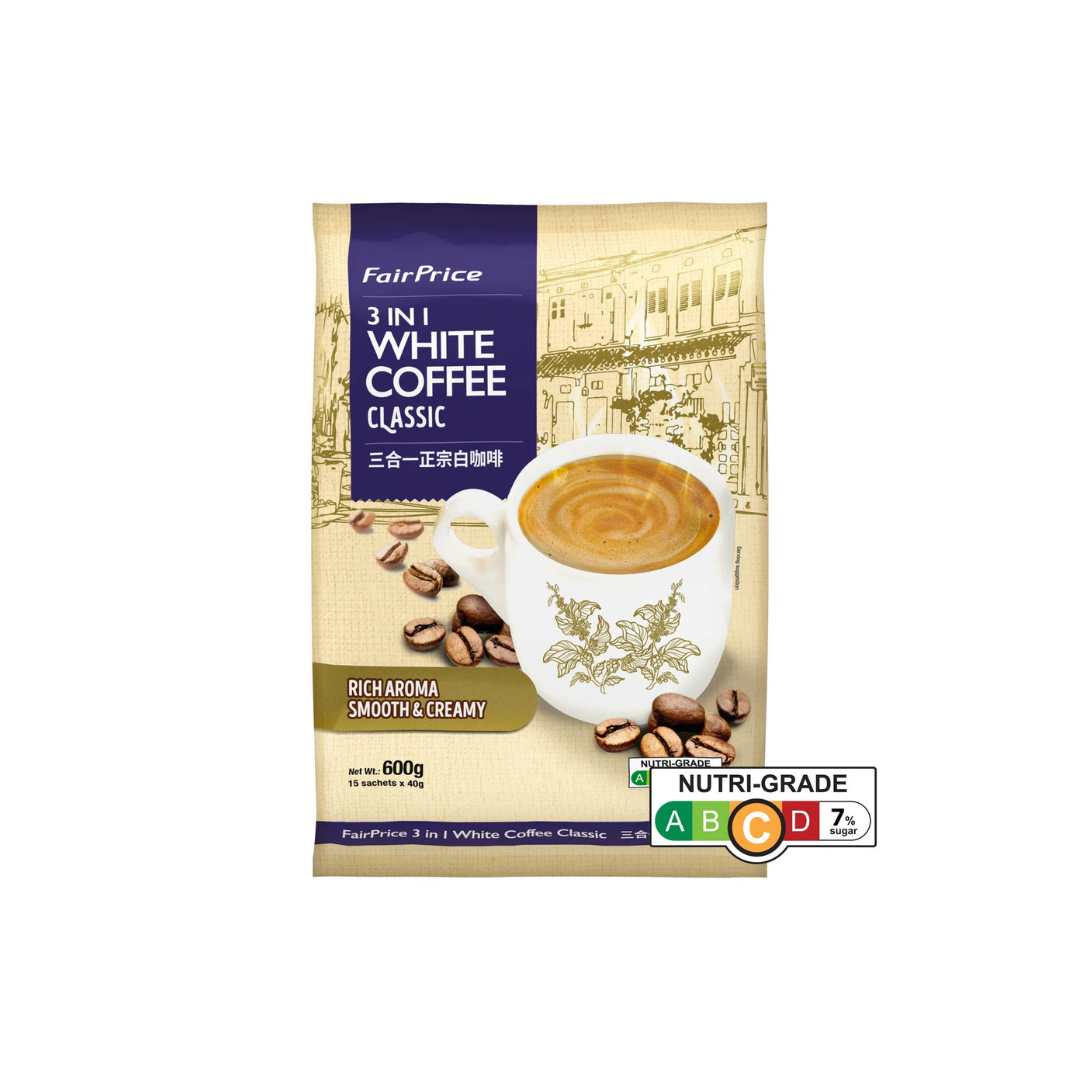 Fairprice 3 in 1 White Coffe Classic 600gr