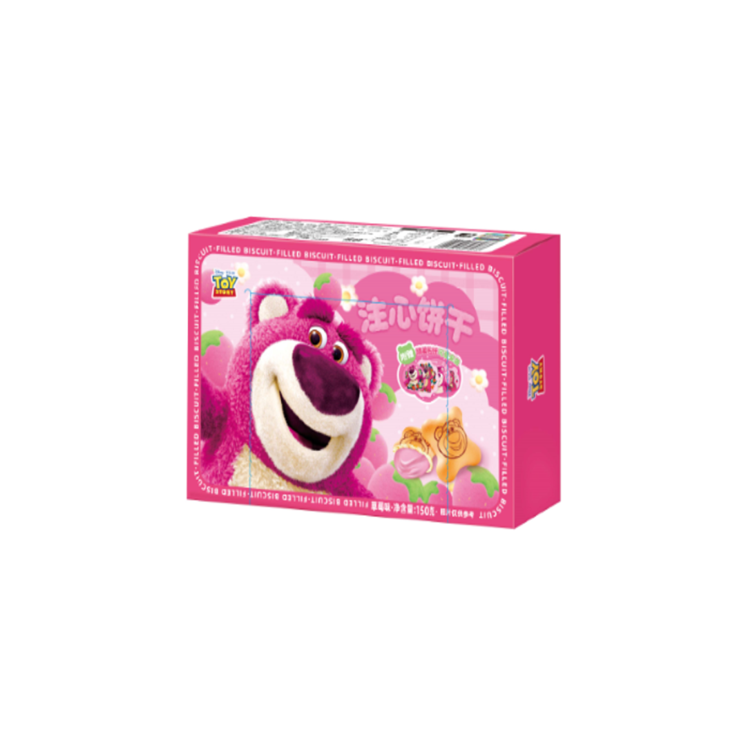 Disney Lotso Cream Filled Biscuit Strawberry 150g