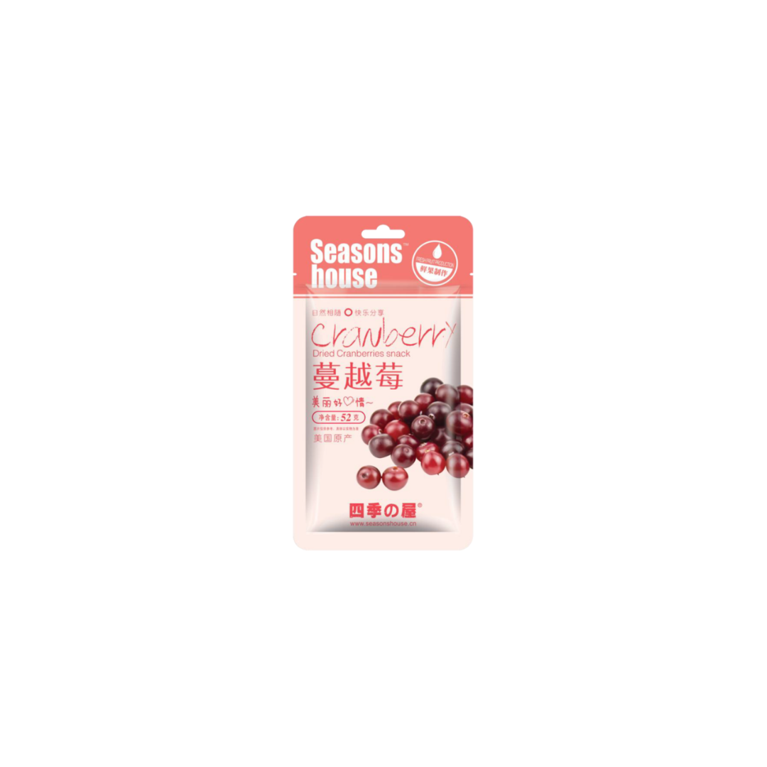 Seasonshouse Dried Cranberry Snack 52g