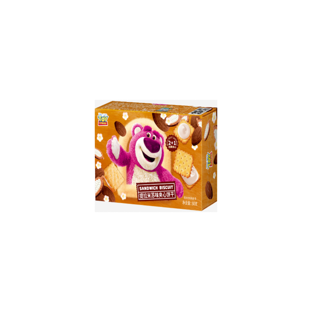 Disney Lotso Tiramisu Sandwich Biscuit 50g