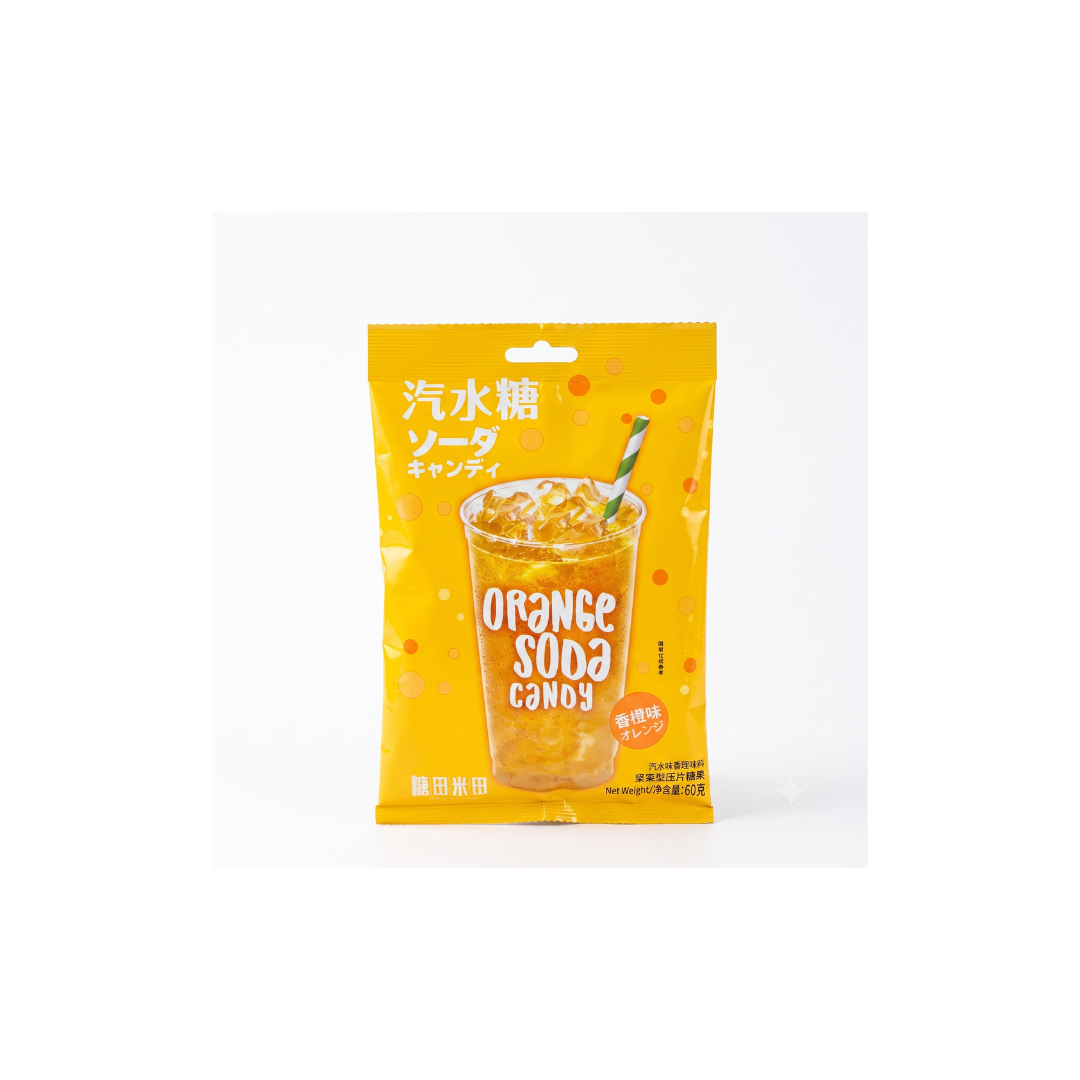 Tommy & tim soda candy orange 60gr