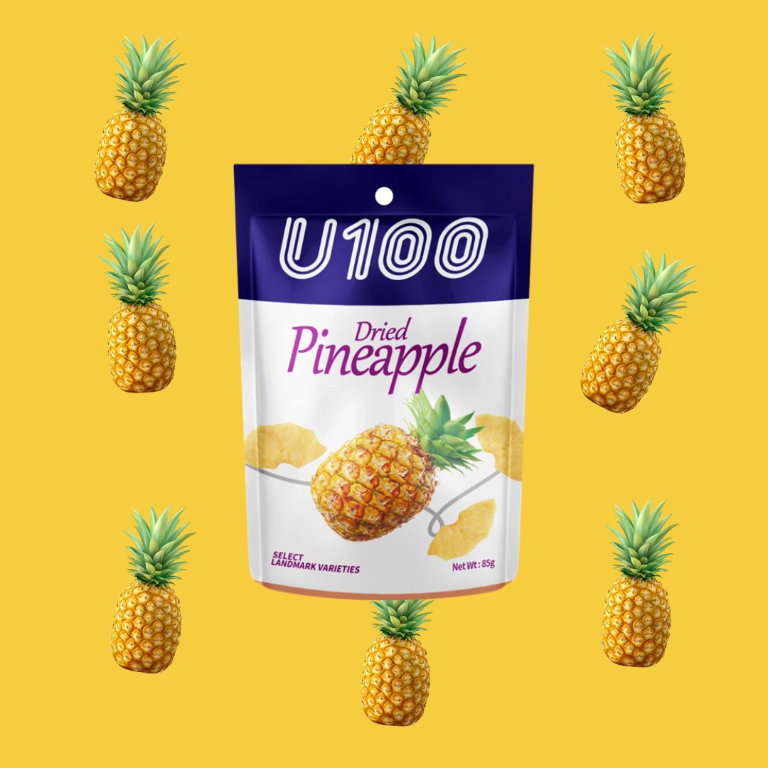 U100 Dried Pineapple 85gr