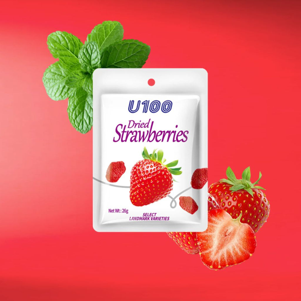 U100 Dried Strawberry 26gr