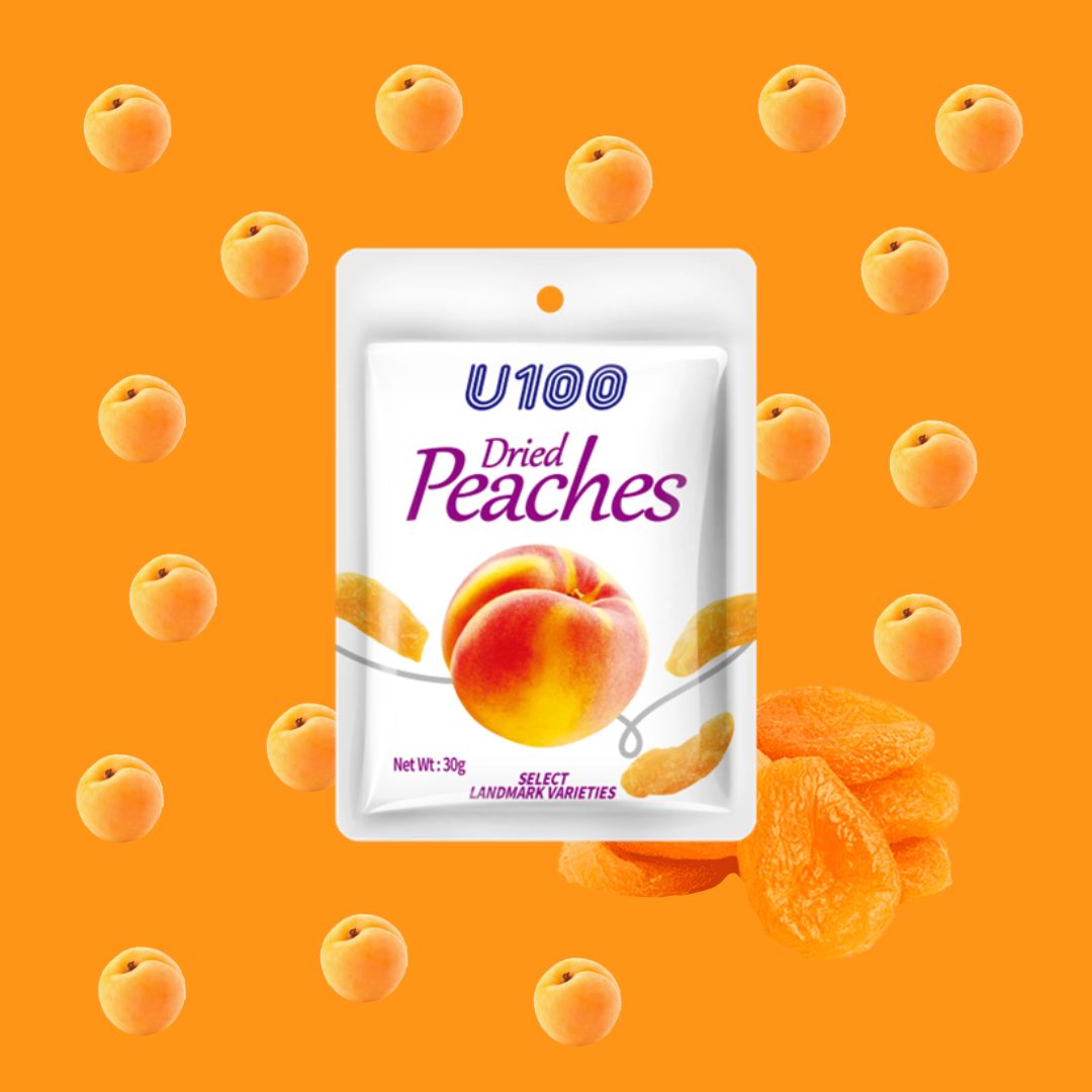 U100 Dried Peaches 30gr