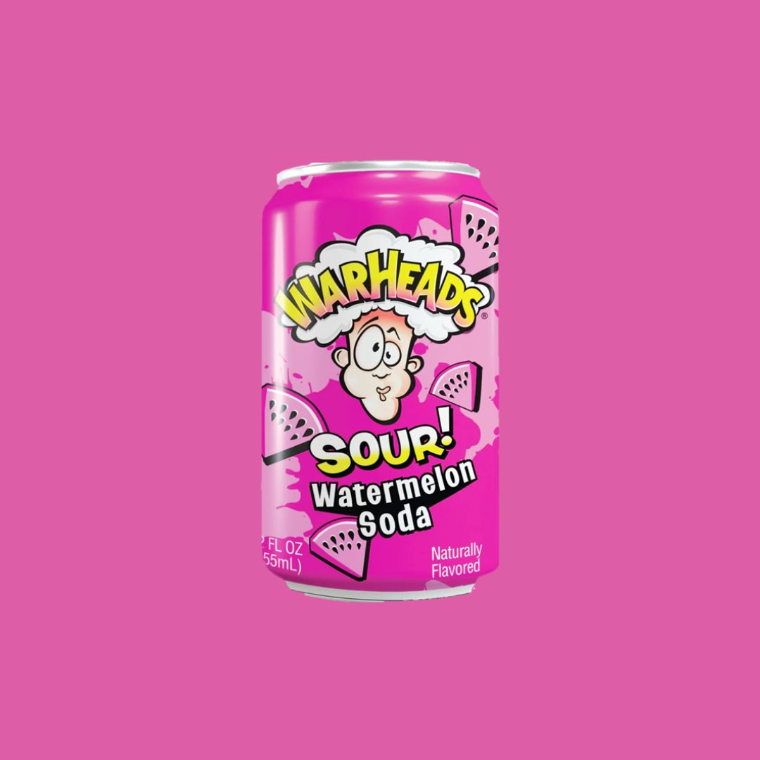 Warheads Soda Watermelon 12 fl oz