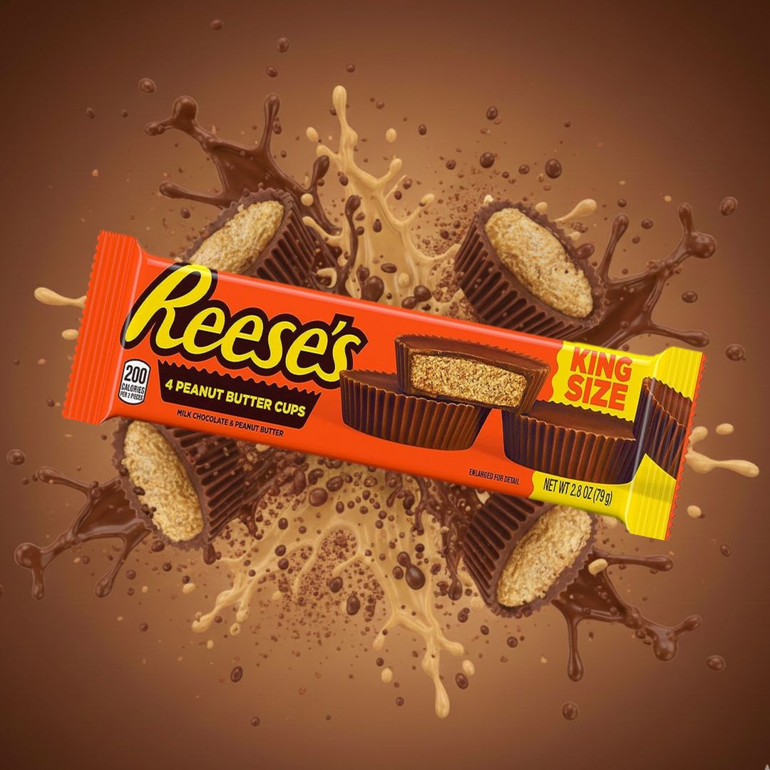 Reeses 4 Peanut Butter Cup King Size 2.8-Oz
