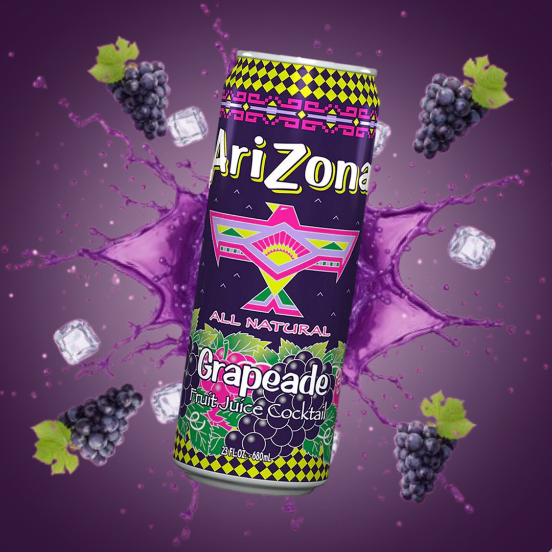 Arizona Grapeade Fruit Flavor Cocktail 23 oz