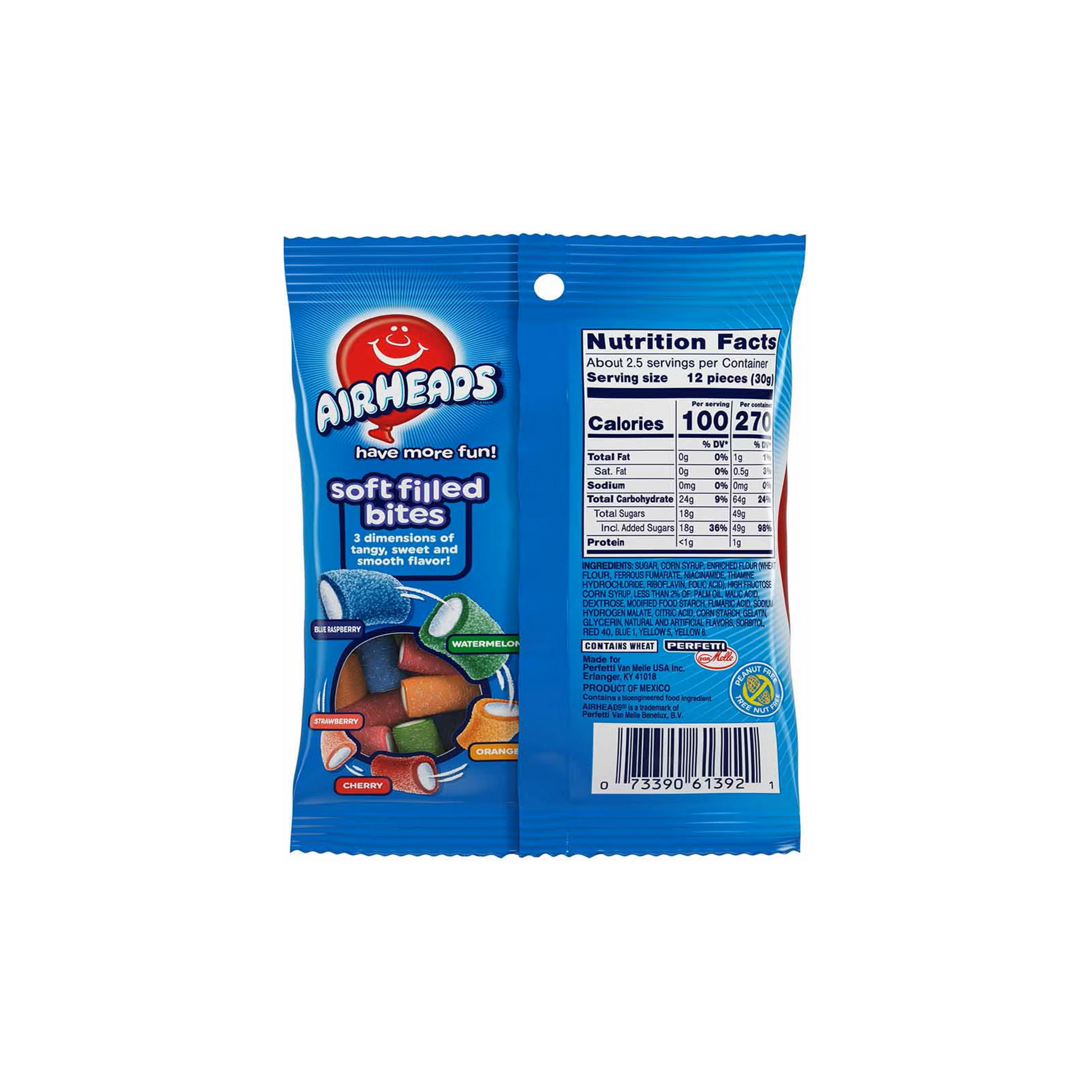 Airheads Soft Filled Bites 2.8 oz