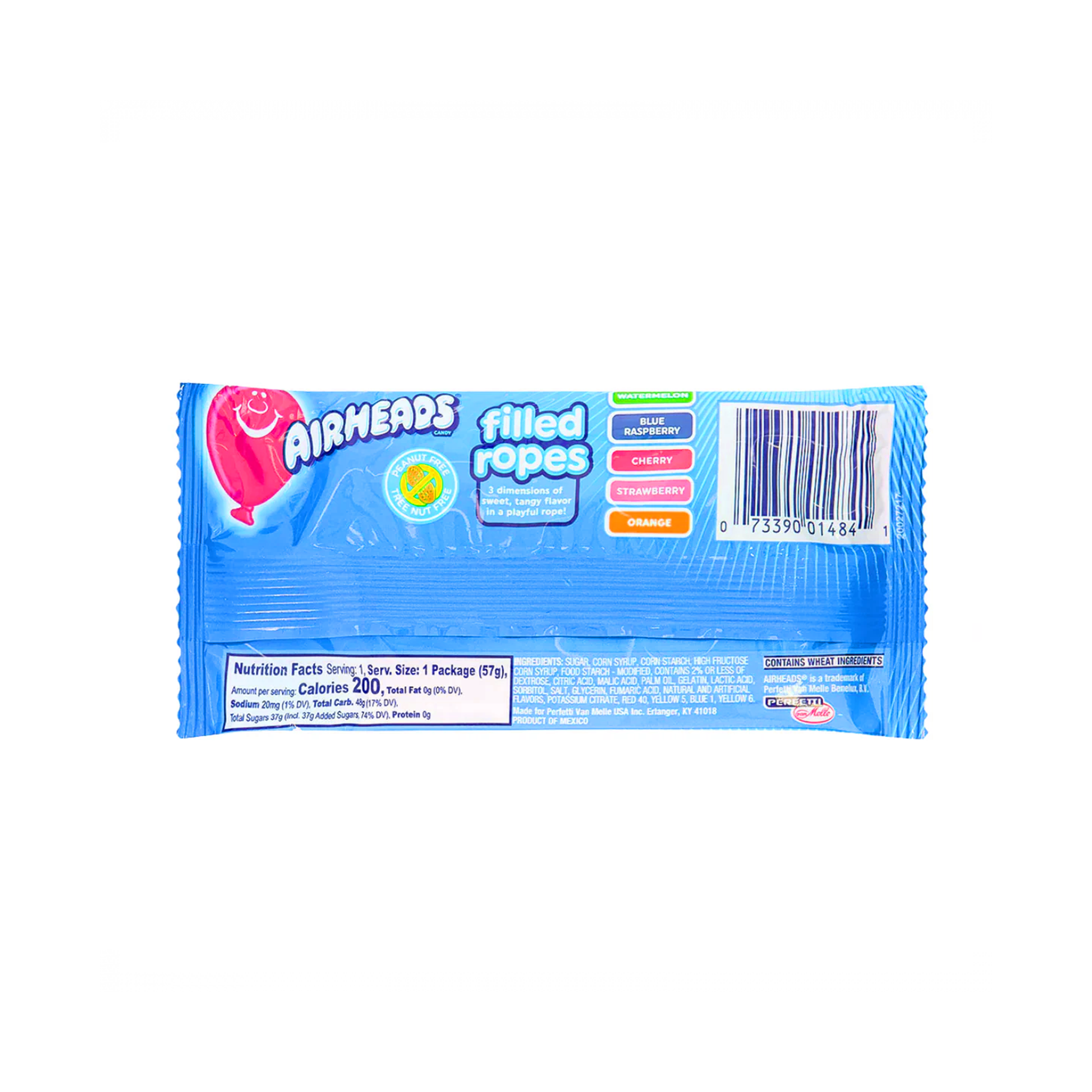 Airheads Filled Ropes Original Fruits 2 oz