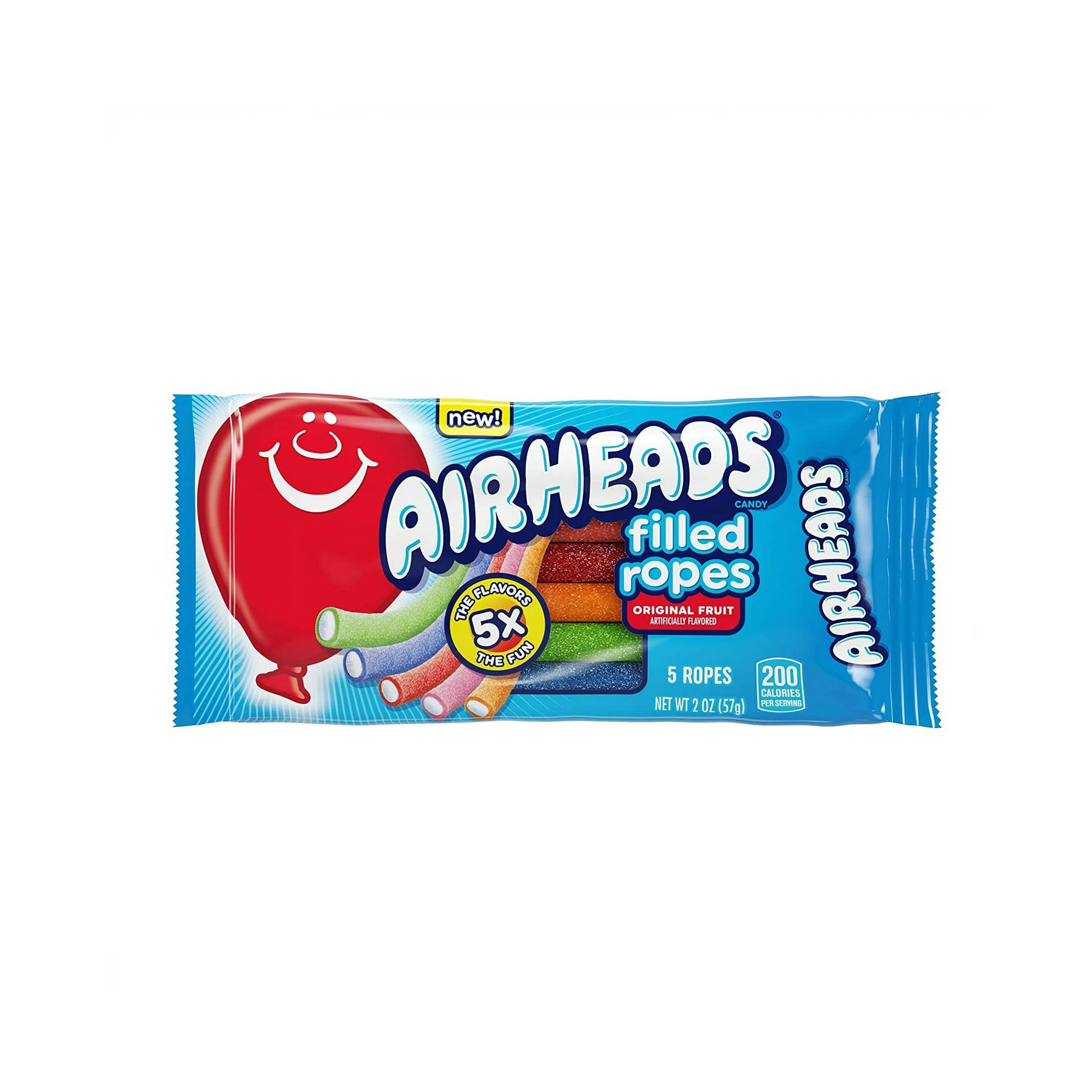 Airheads Filled Ropes Original Fruits 2 oz