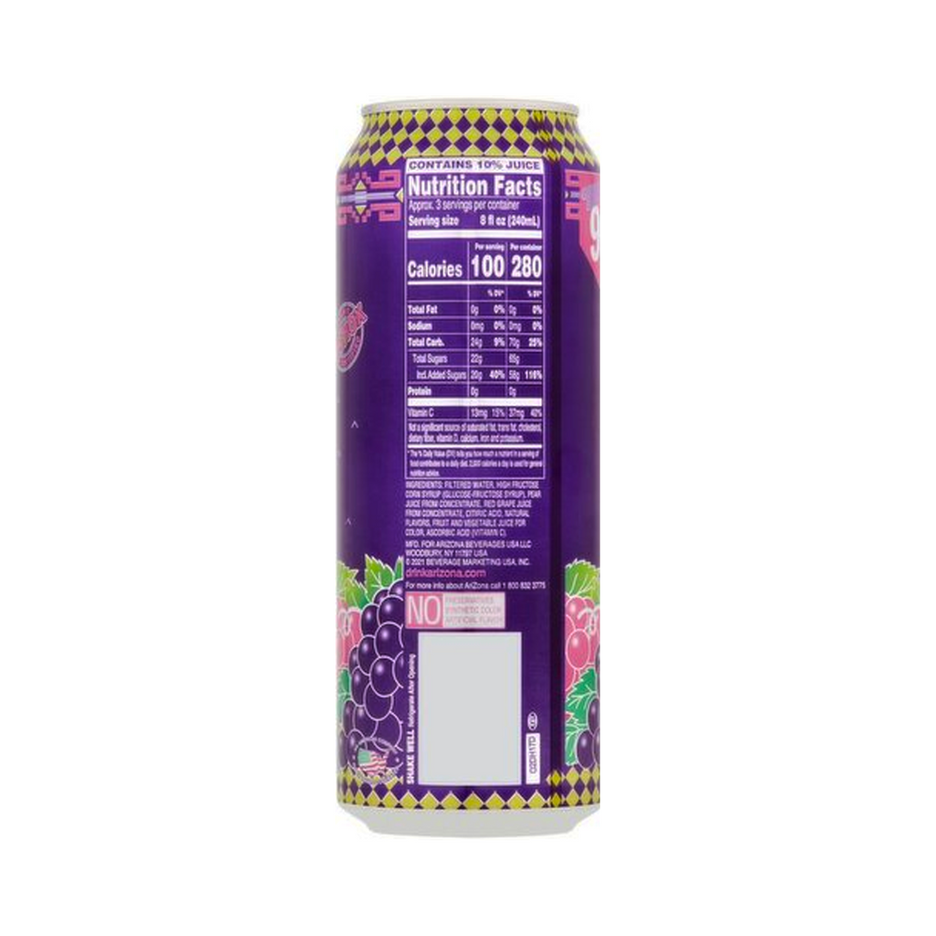 Arizona Grapeade Fruit Flavor Cocktail 23 oz
