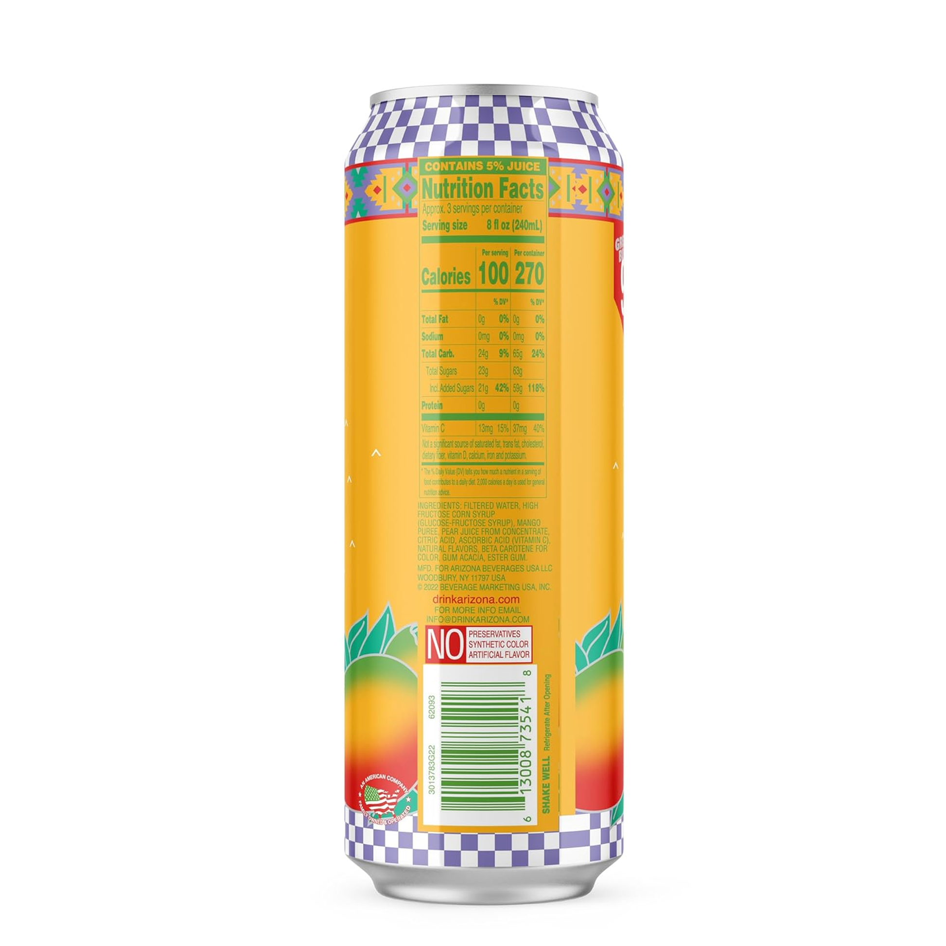 Arizona Mucho Mango 23 oz