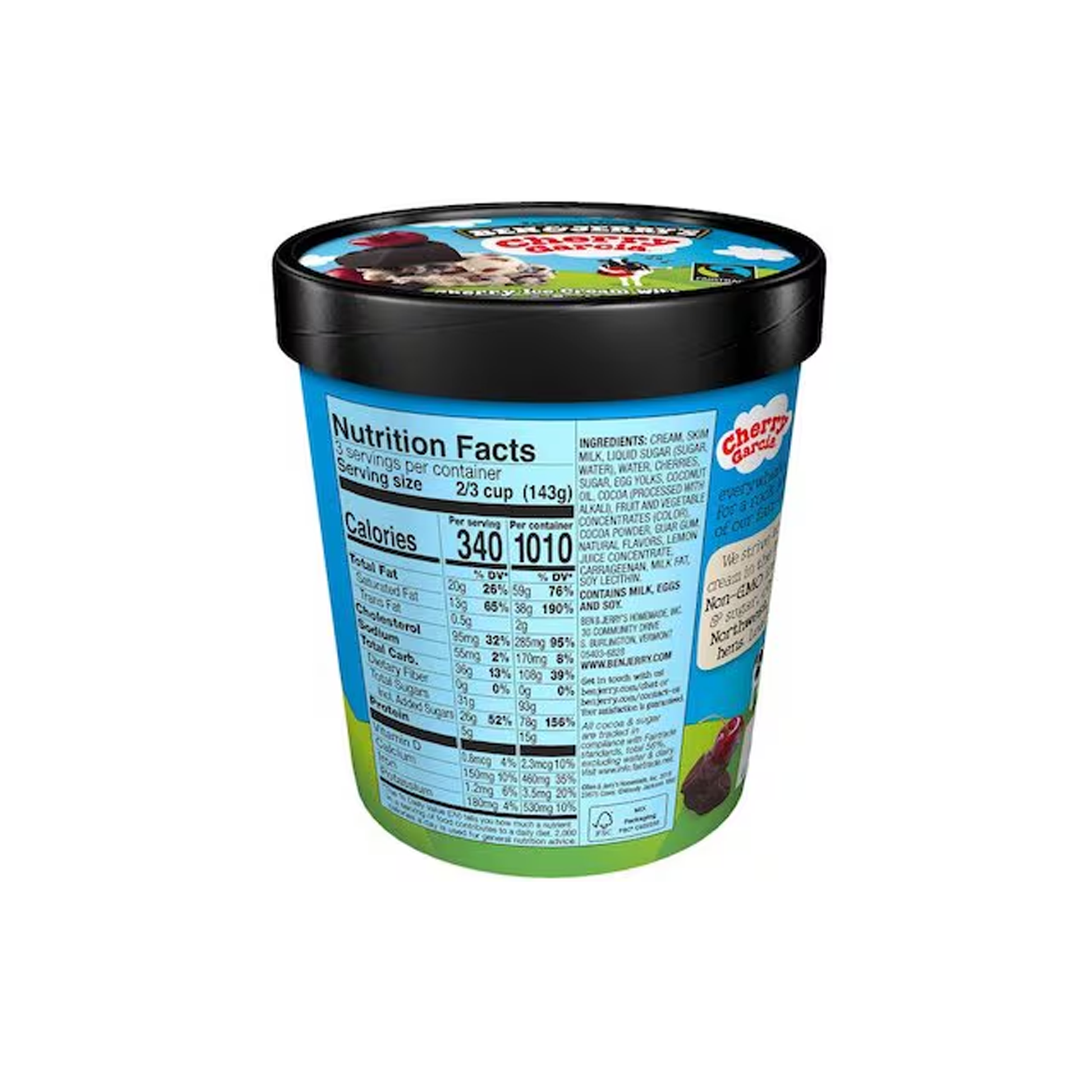 Ben & Jerry Cherry Garcia 1 Pint / 473 ml