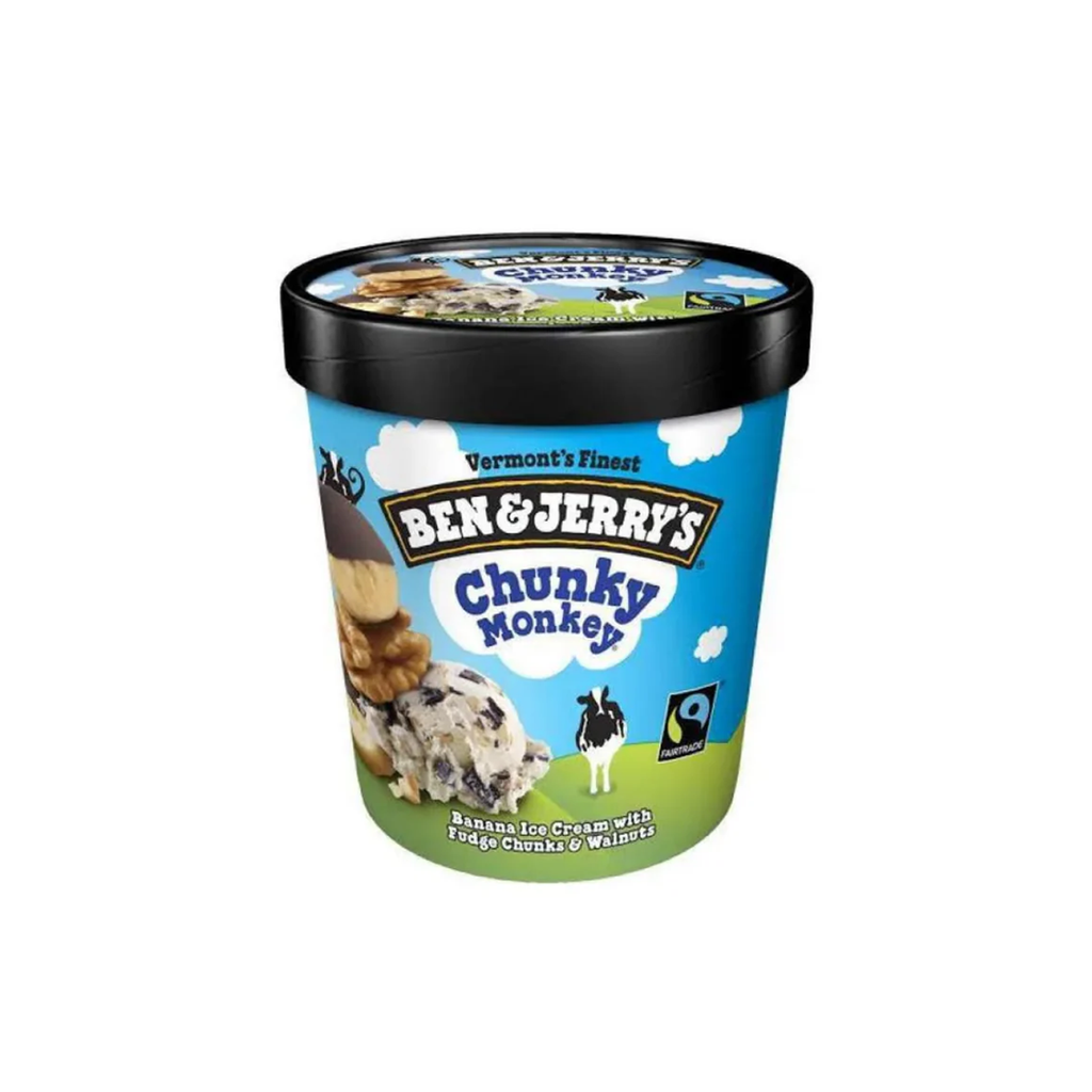 Ben & Jerry Chunky Monkey 1 Pint / 473 ml
