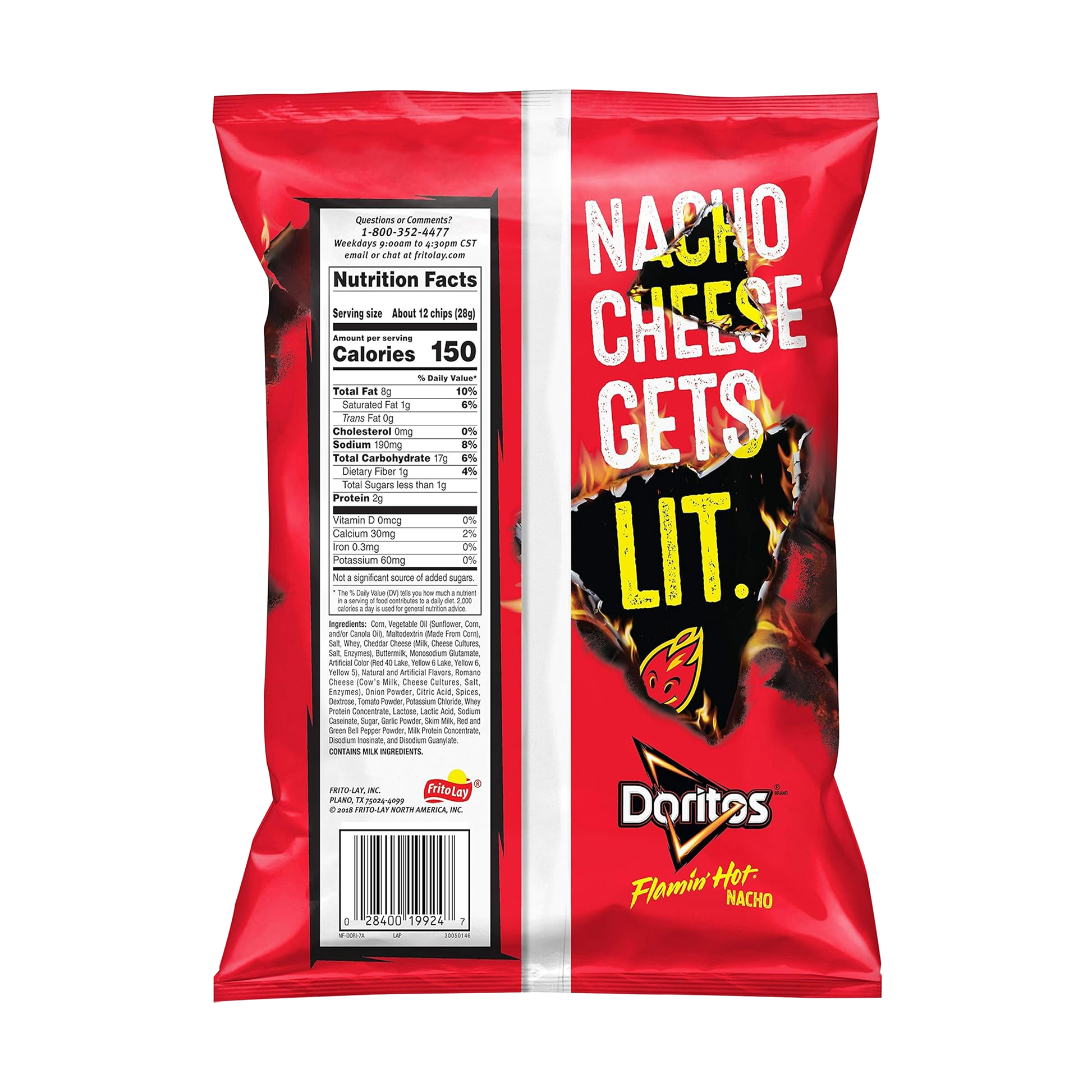 Cheetos Crunchy Flamin Hot 8 oz