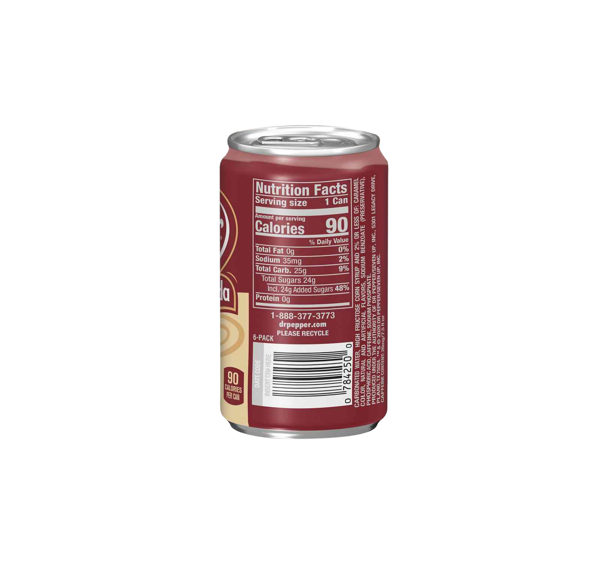 Dr Pepper Cream Soda 12 fl oz