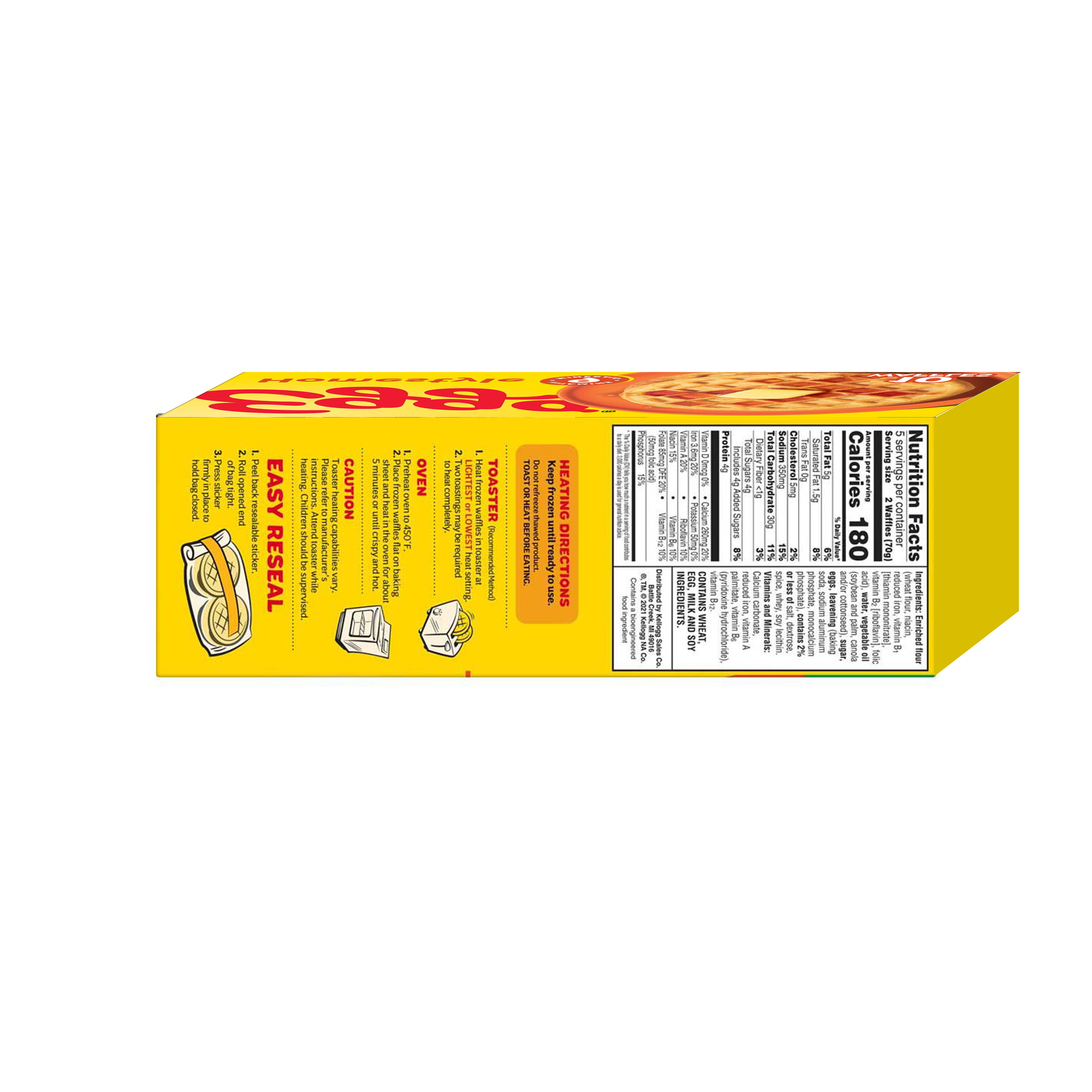 Kelloggs Eggo Waffles Homestyle 12.3 oz