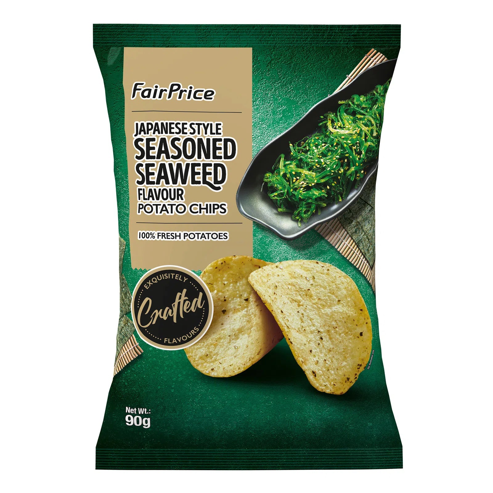 FairPrice Potato Chips Japanese Seaweed 90g
