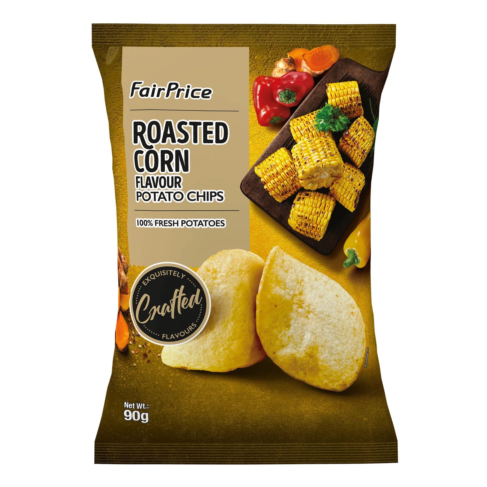 FairPrice Potato Chips Roasted Corn 90g