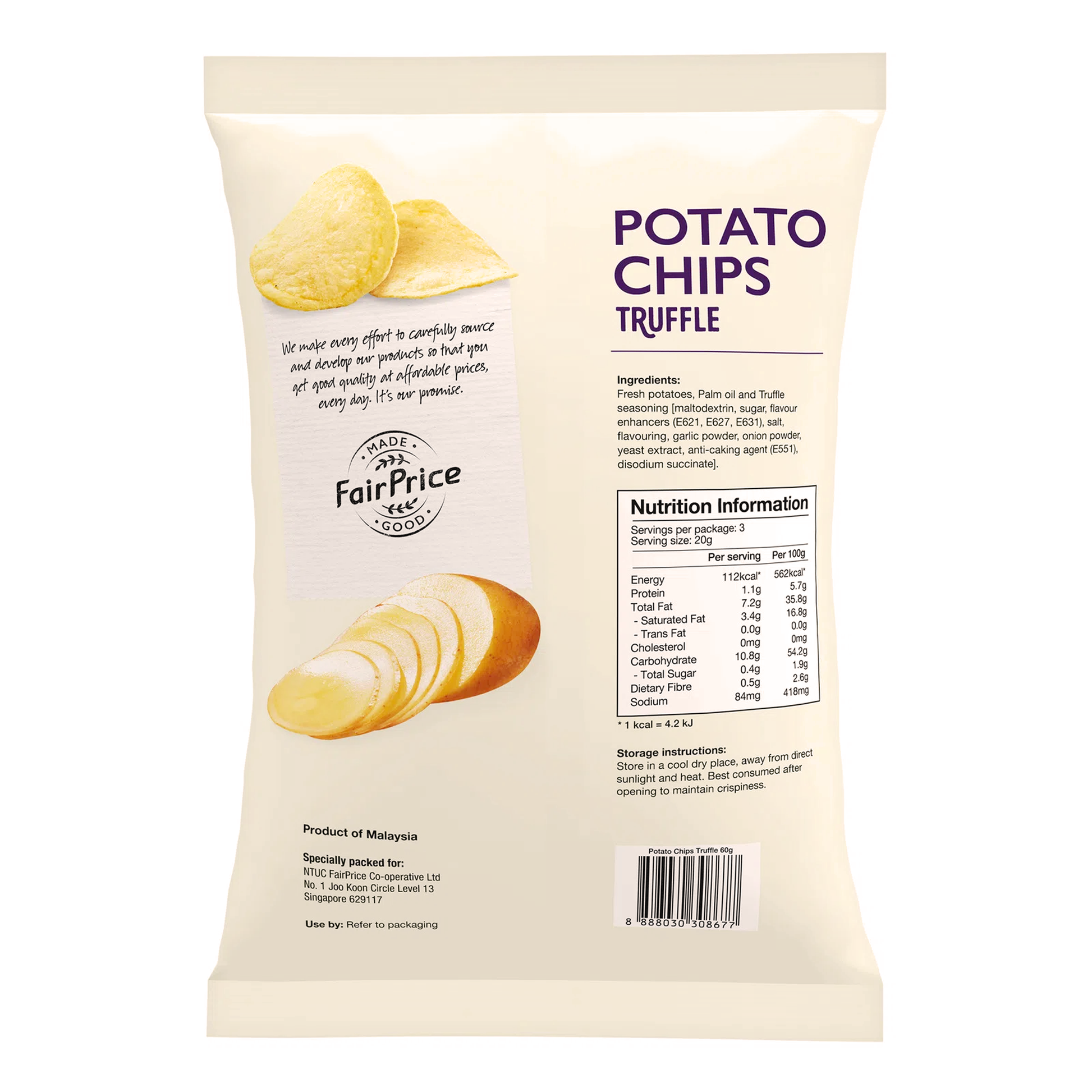 Fairprice Potato Chips Truffle 60 g