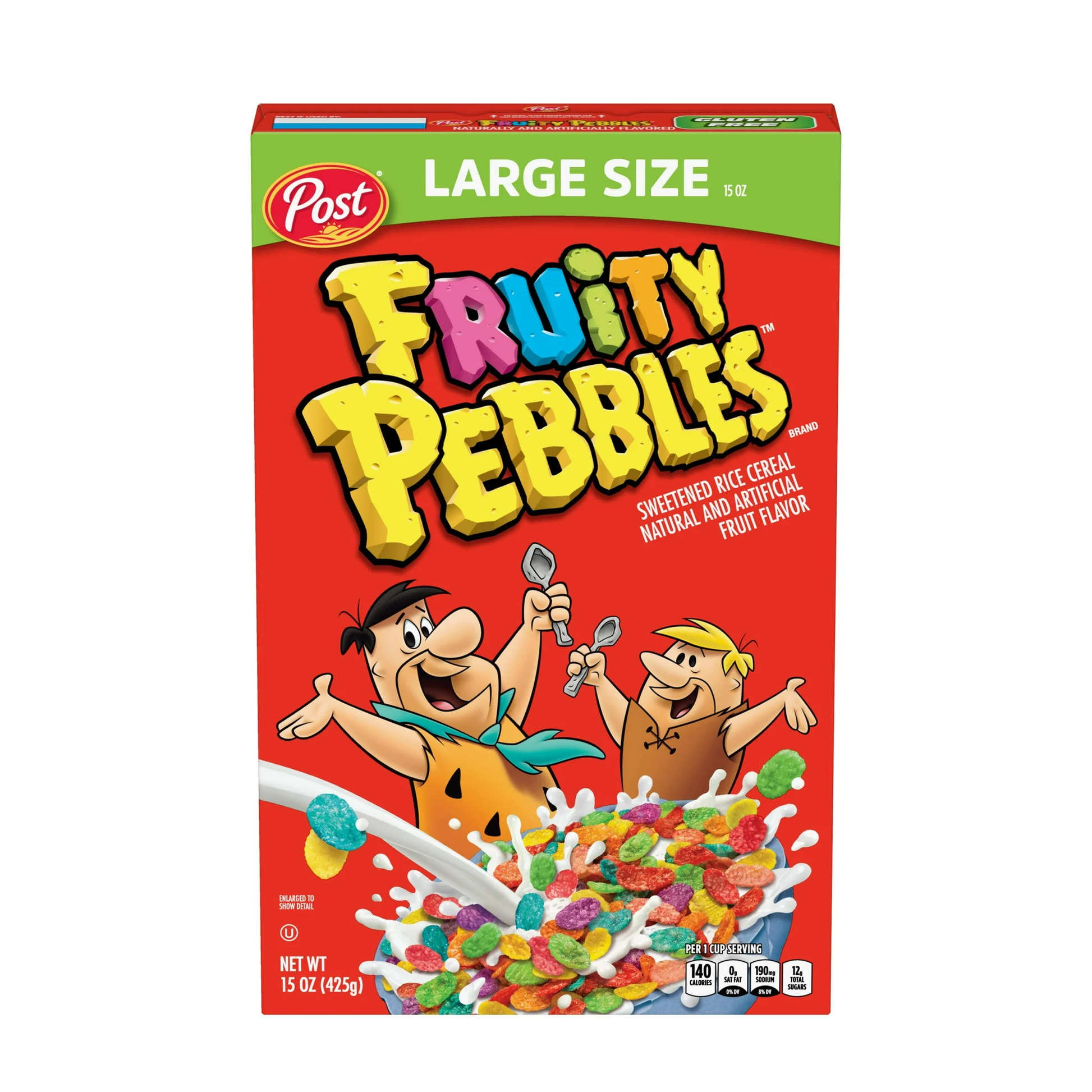 Post Fruity Pebble Cereal 15 oz