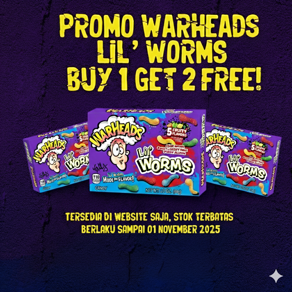 Warheads Lil Worms 3.5 oz