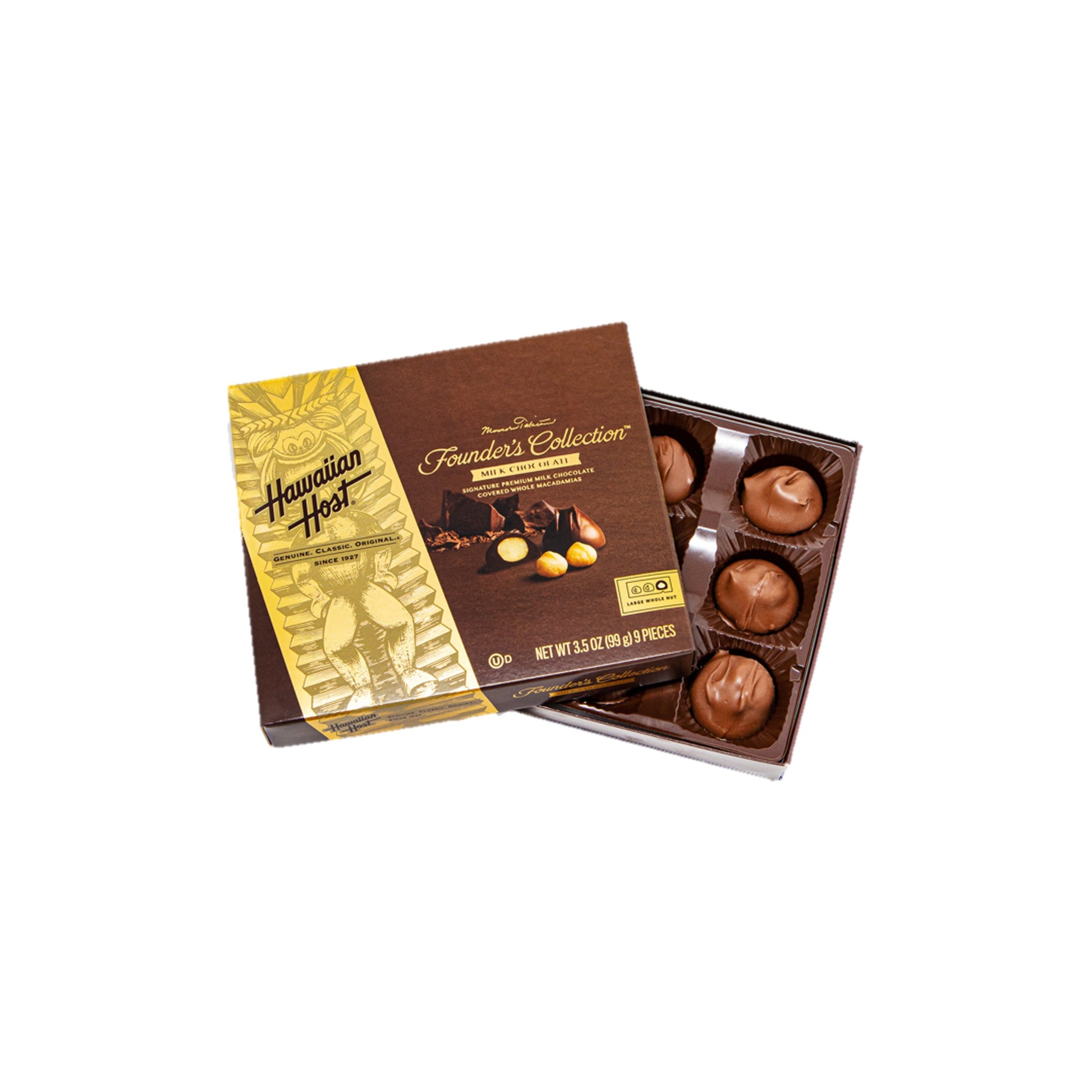 Hawaiian Host Founder's Collection Milk Chocolate 3.5 oz