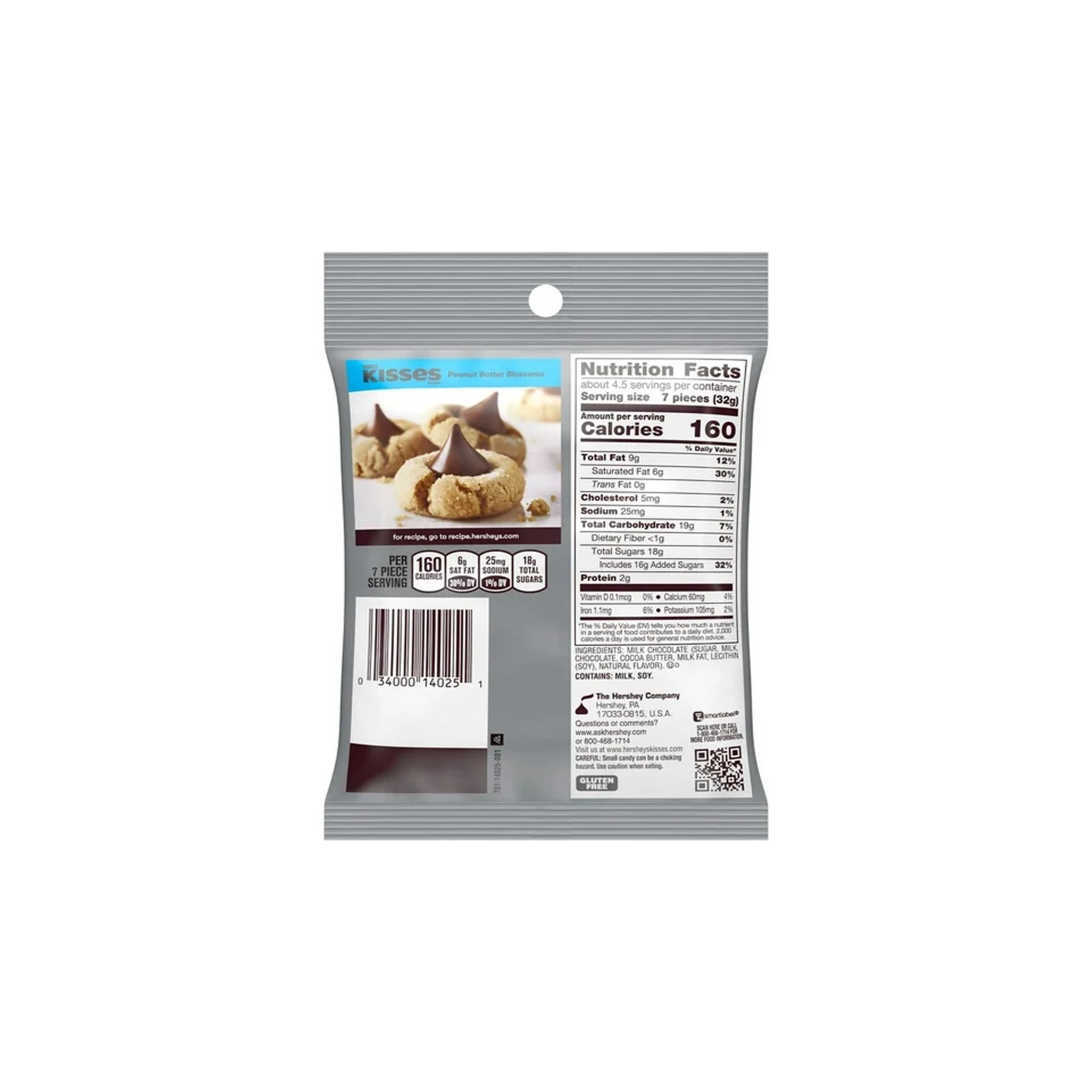 Hersheys Kisses Milk Chocolate 4.84 oz