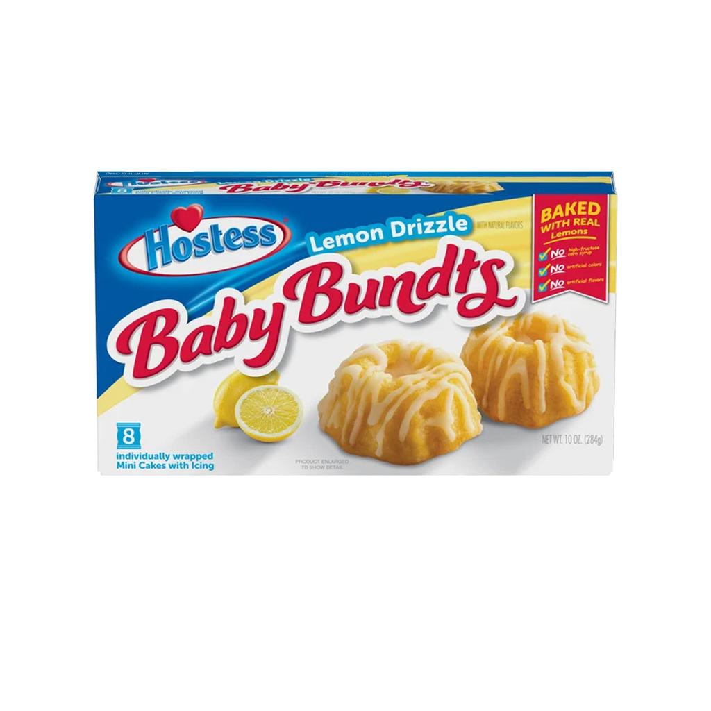 Hostess Baby Bundts Lemon Drizzle 10 oz