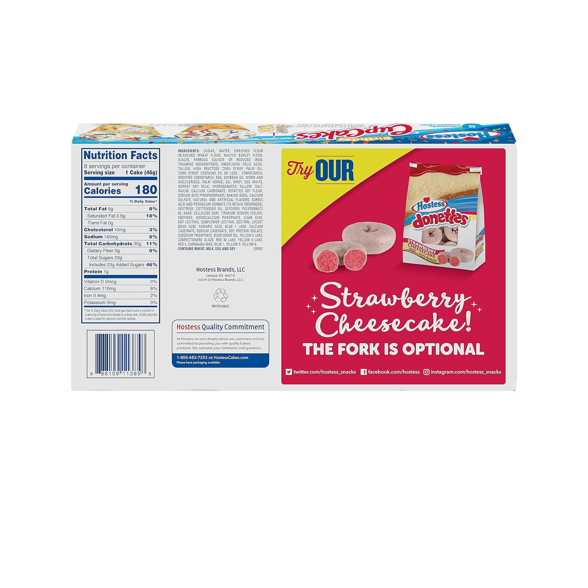 Hostess Cup Cakes Birthday 13.1 oz
