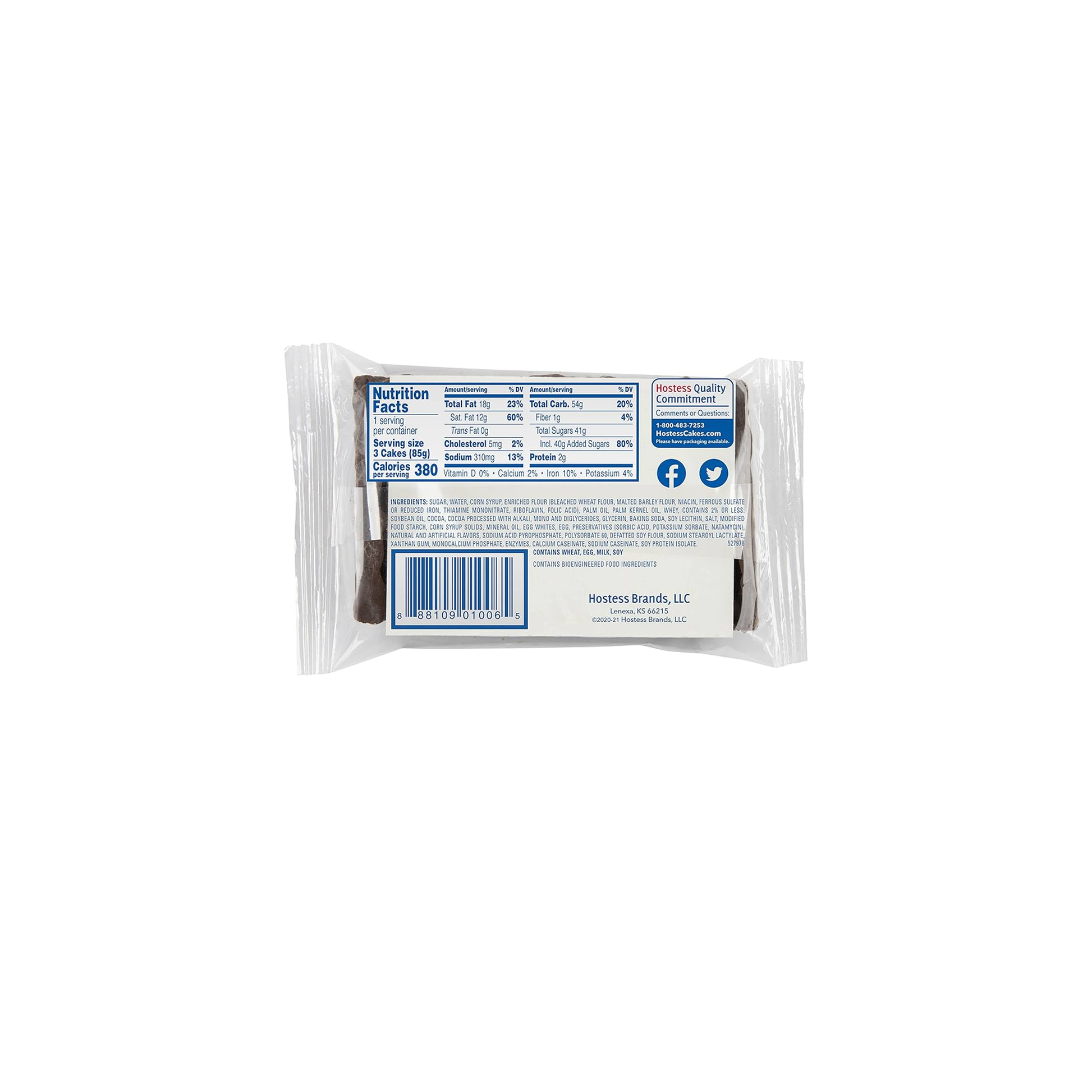 Hostess Hohos Chocolate 2 oz