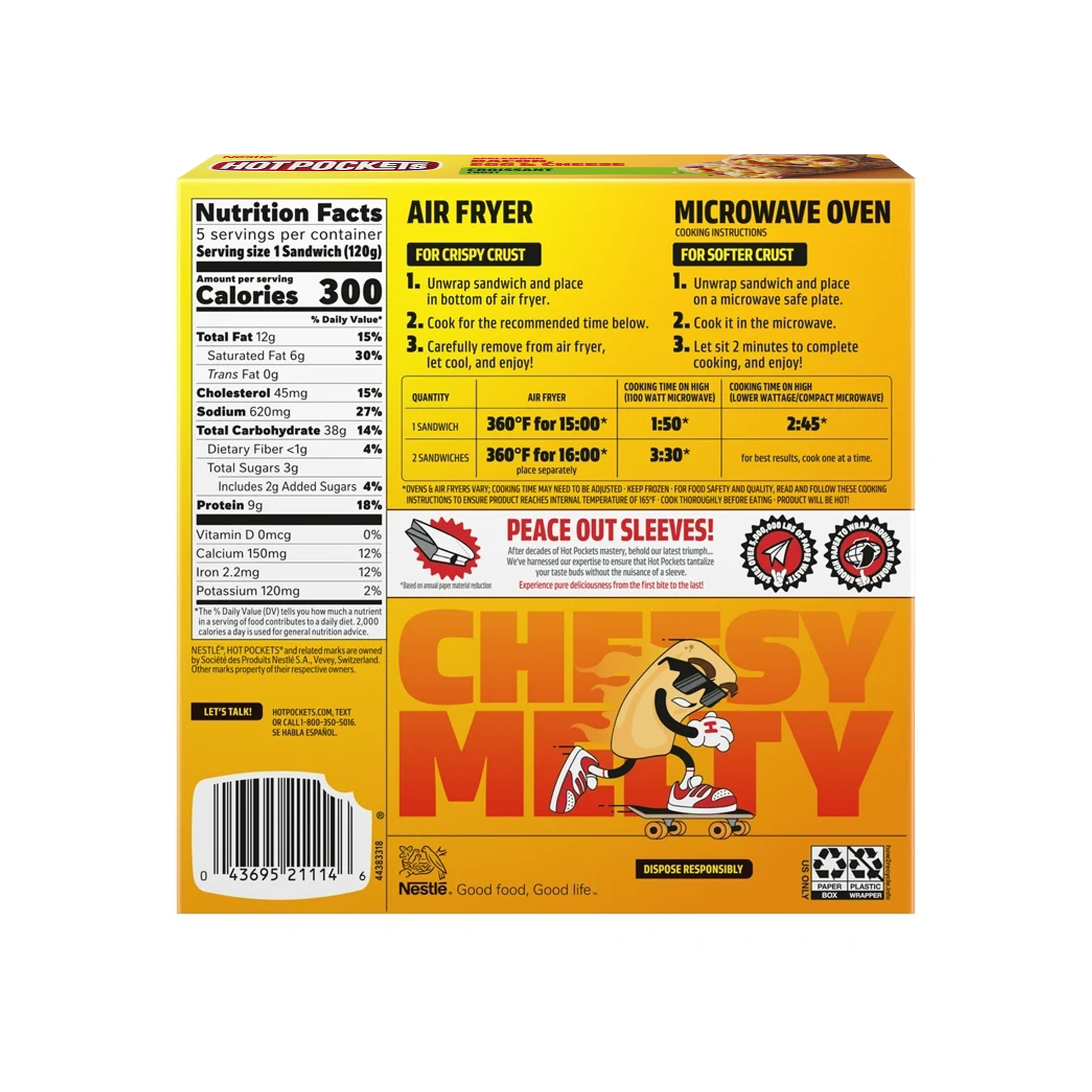 Hot Pockets Bacon, Egg & Cheese 8.5 oz