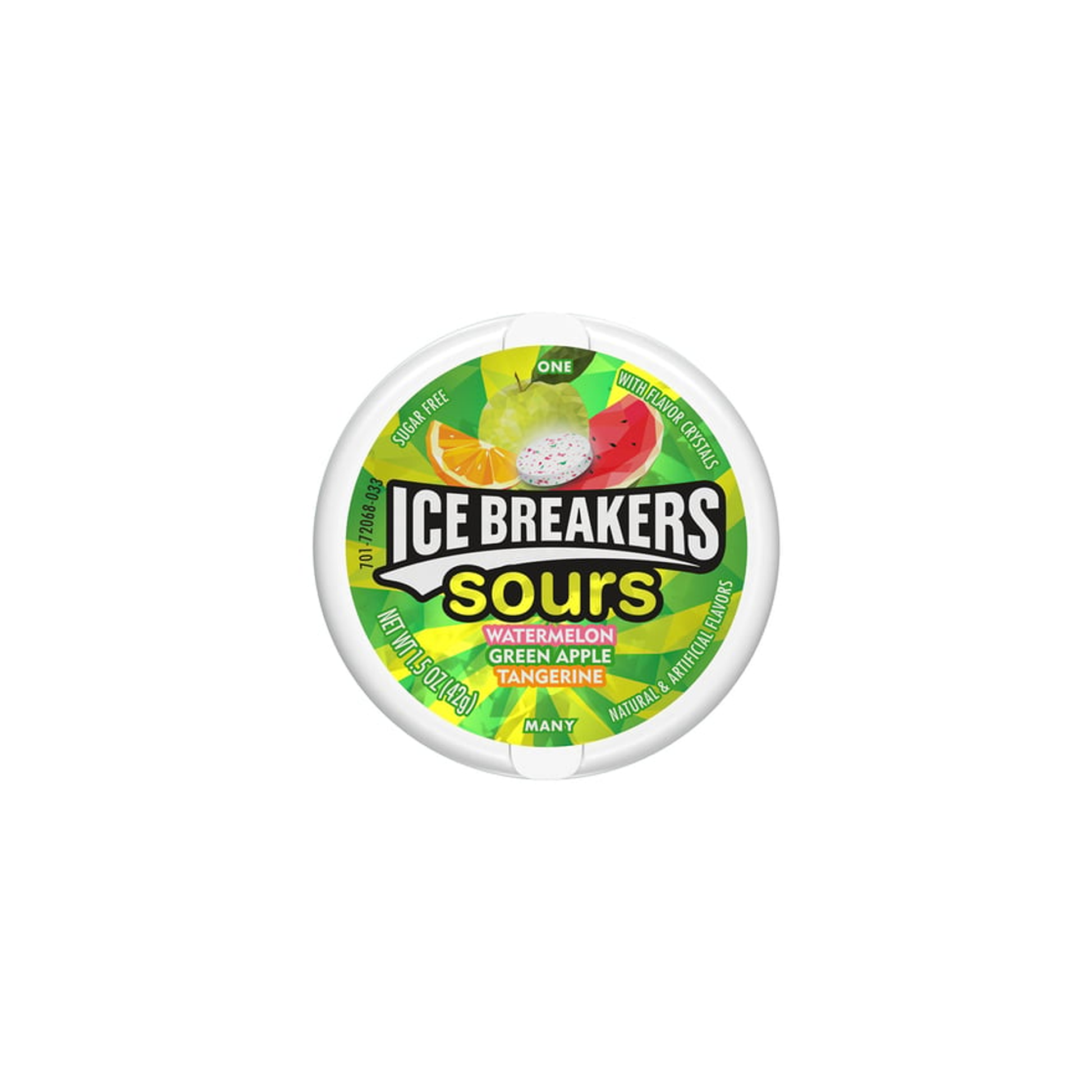 Ice Breakers Sours Green Apple, Tangerine & Watermelon 1.5 Oz