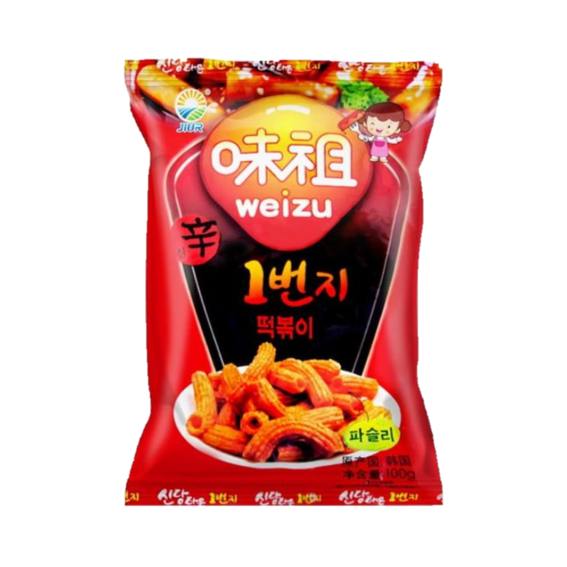 Jiur Tteobokki Korean Spicy Snack 100gr