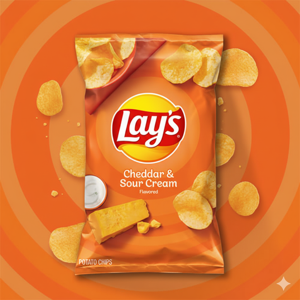 Lays Cheddar and Sour Cream 6.5 oz