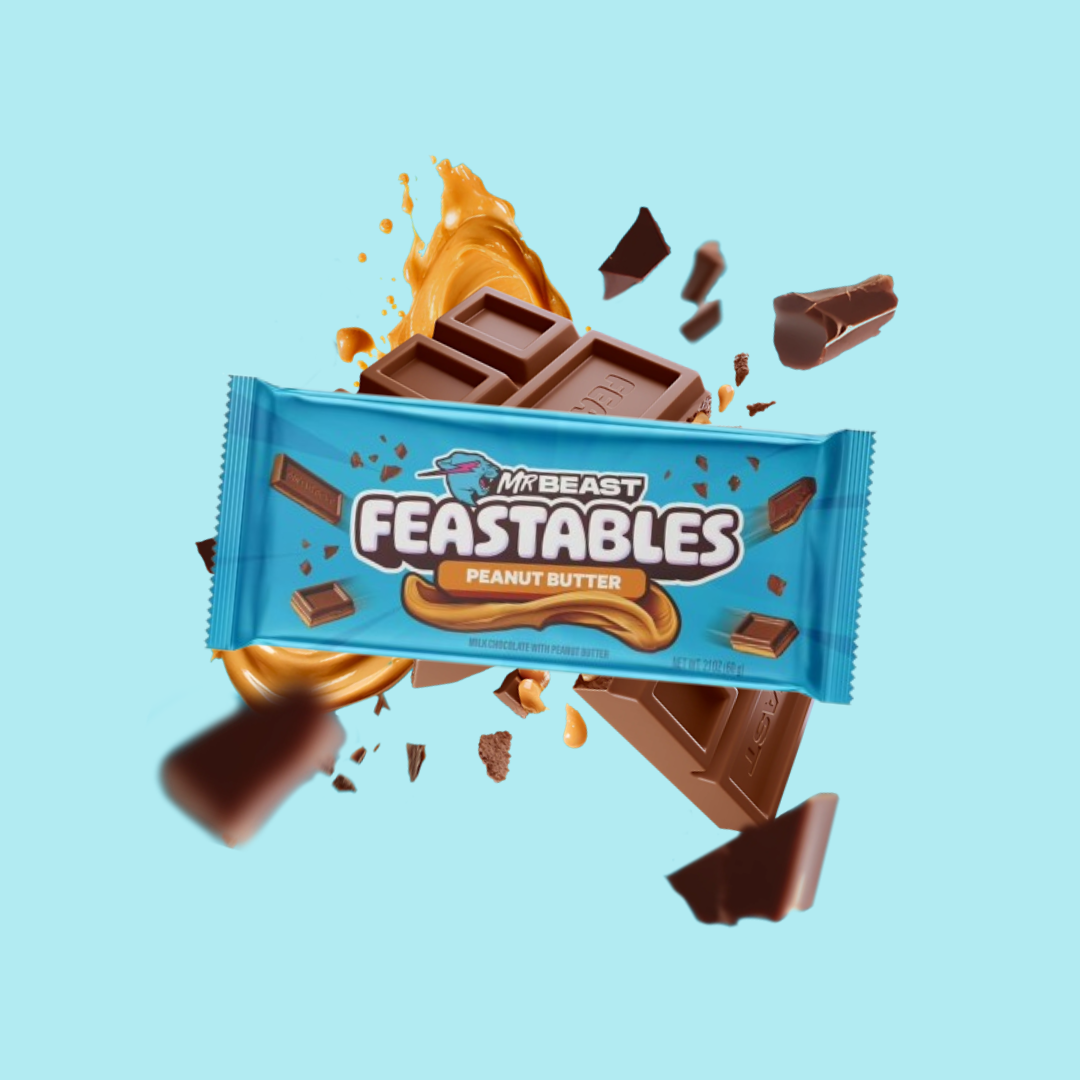 Mr Beast Feastables Peanut Butter 2.1 oz