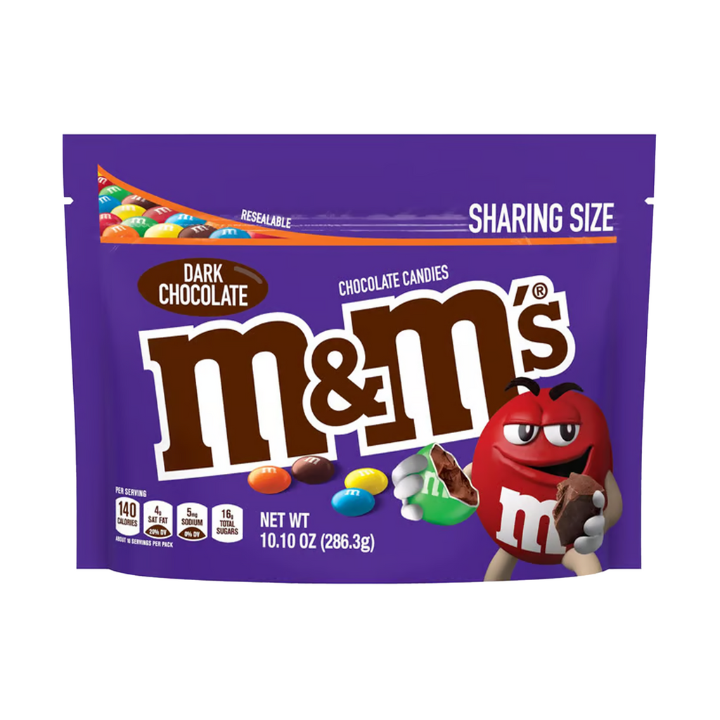 M&M Dark Chocolate Peanut 10.1 oz