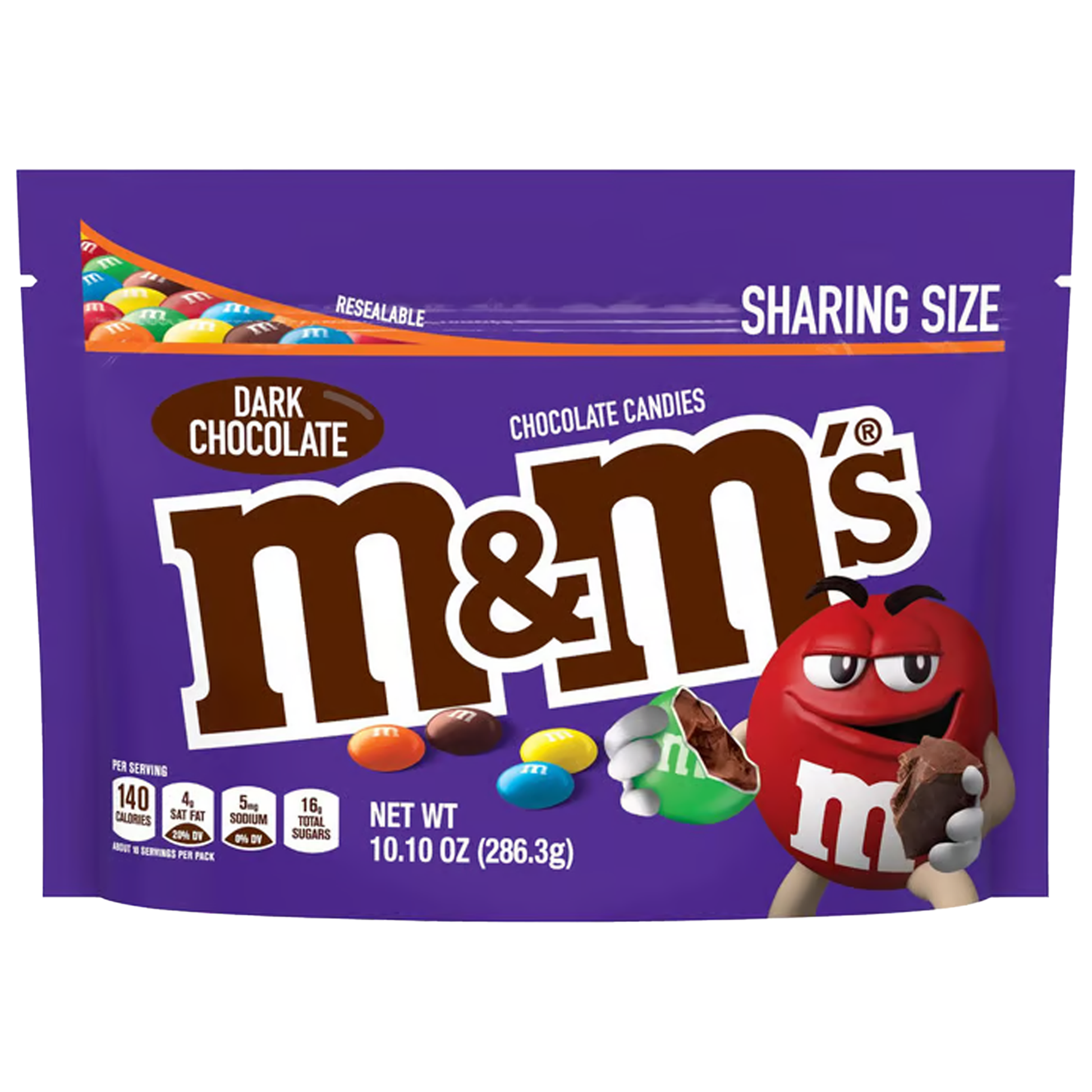 M&M Dark Chocolate Peanut 10.1 oz