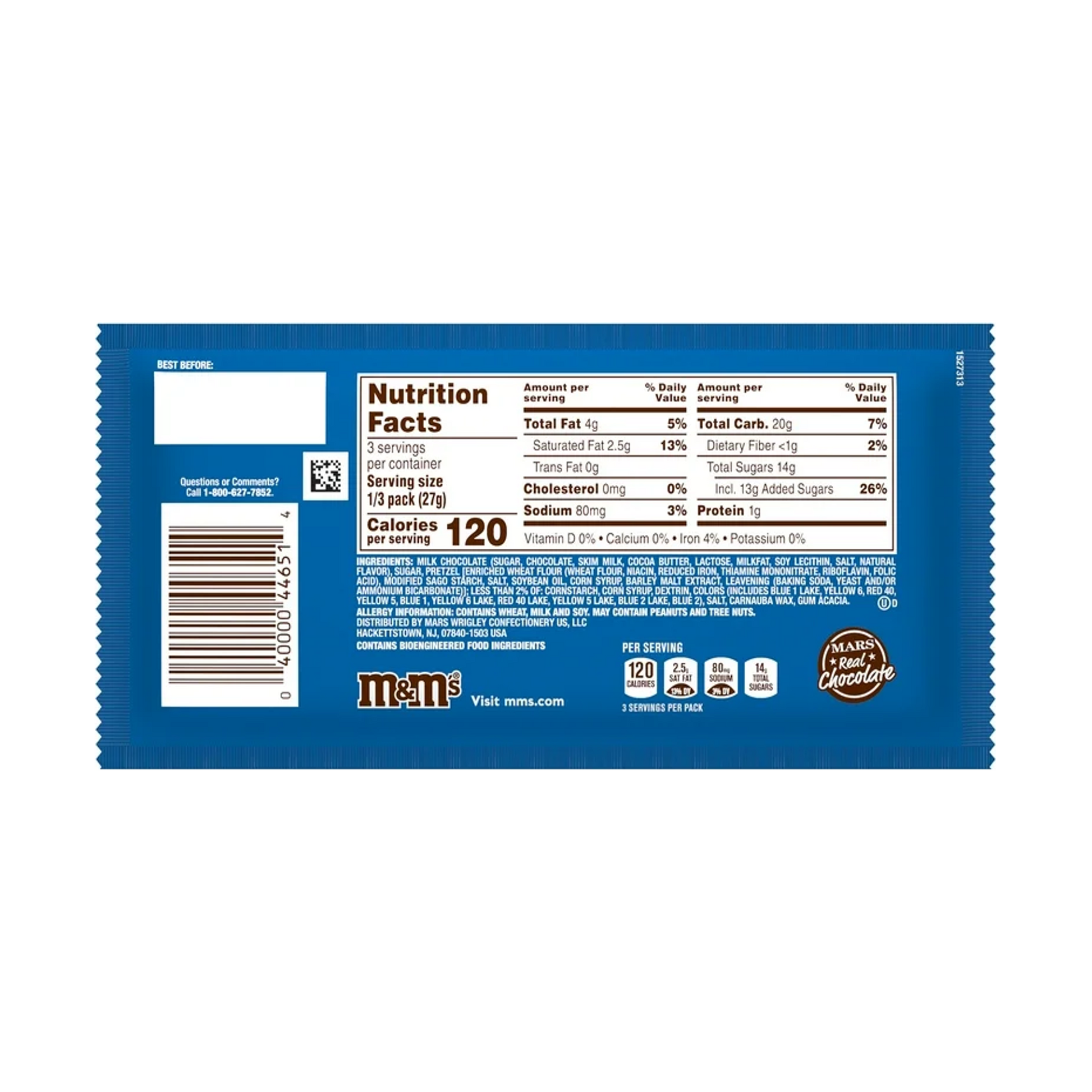 M&M Pretzel 2.83 oz