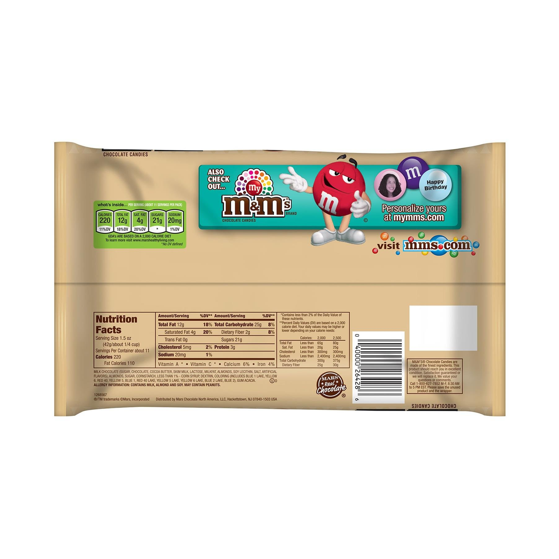 M&M Almond 2.83 oz