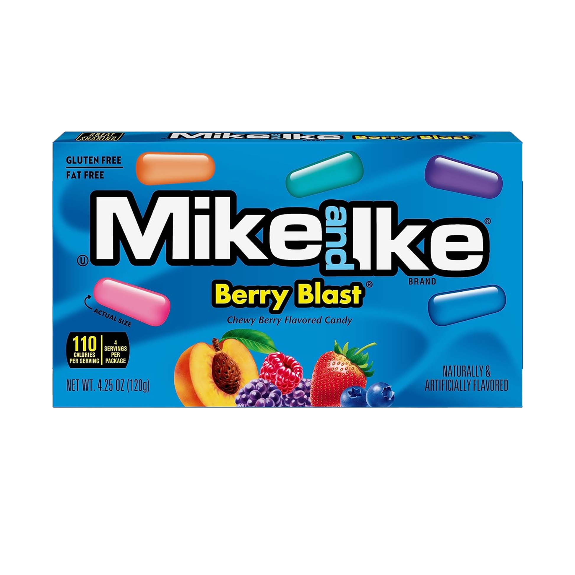 Mike and Ike Fruit Candy Berry Blast 4.25 oz