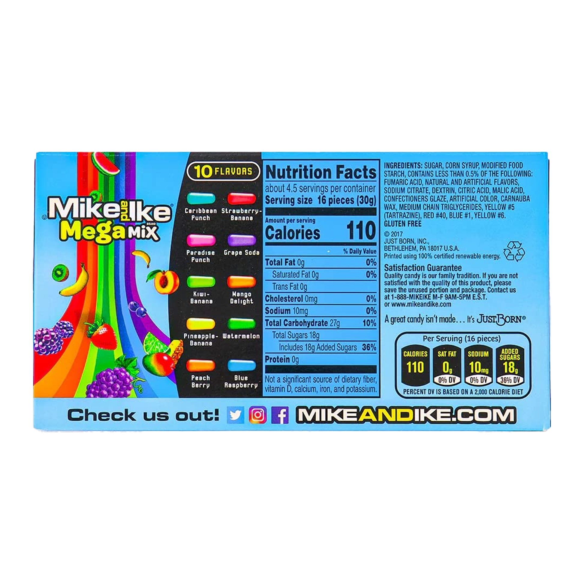 Mike & Ike Fruit Candy Mega Mix 5 oz