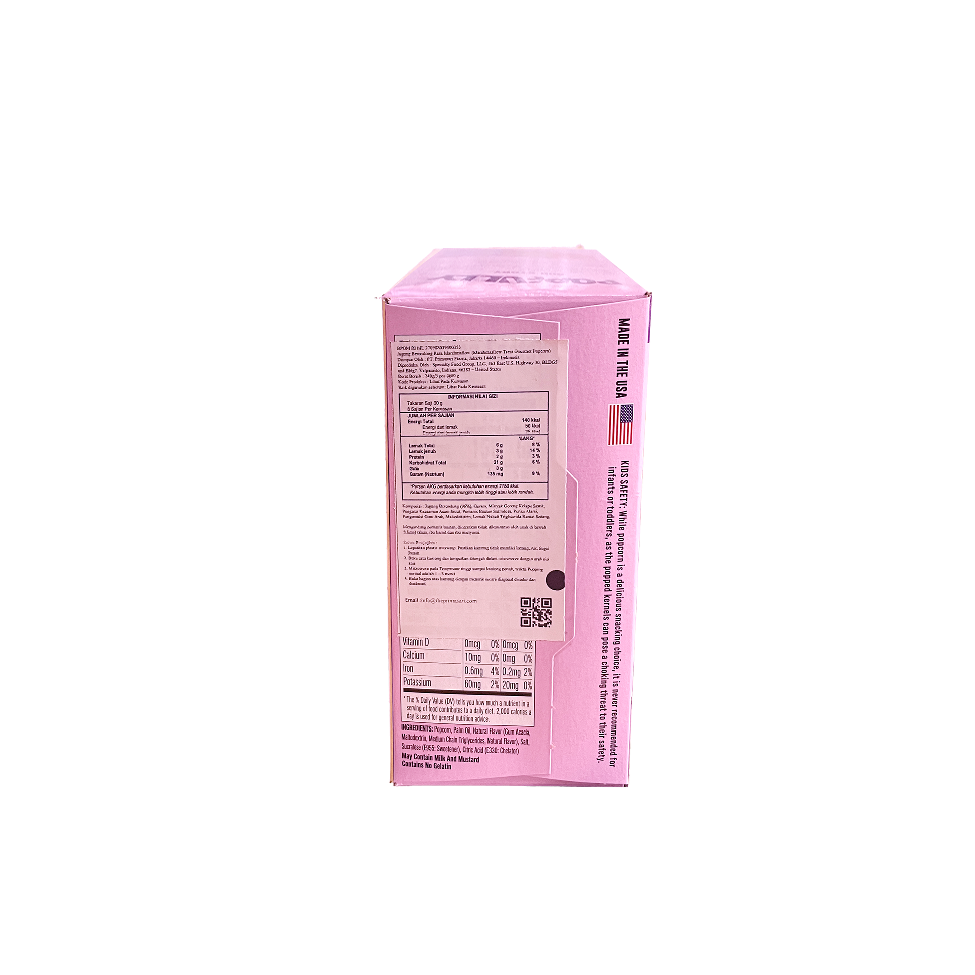 Popfully Marshmallow Treat Gourmet Popcorn 8.46 oz - box